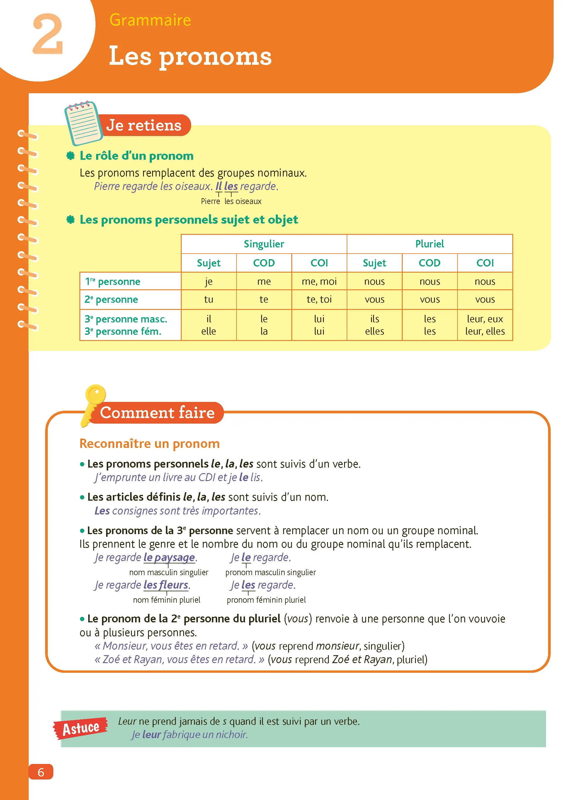 Je Comprends Tout ! 6e - Toutes les matières pour réussir son année de 6e - Cours, méthodes, exercices progressifs - Guide parents inclus - Tout-en-un - 9782095057442 - page intérieure 003