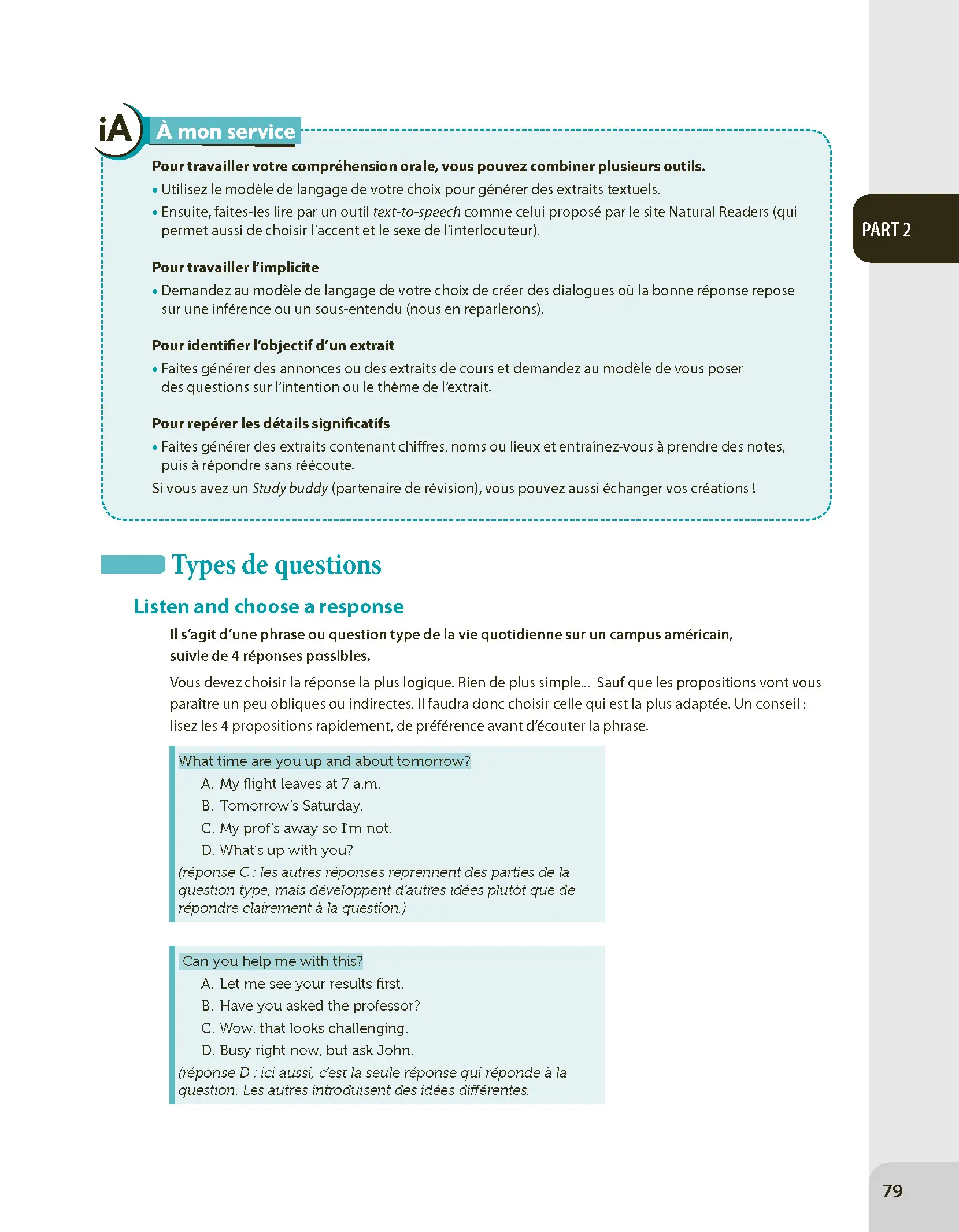 TOEFL IBT® 2026 - L'Intégrale Pour Tous - Préparation Complète Test Officiel - 2 Tests Blancs Corrigés + 3 Tests Fractionnés + Vocabulaire + Audio - Livre - 9782095062019 - page intérieure 003