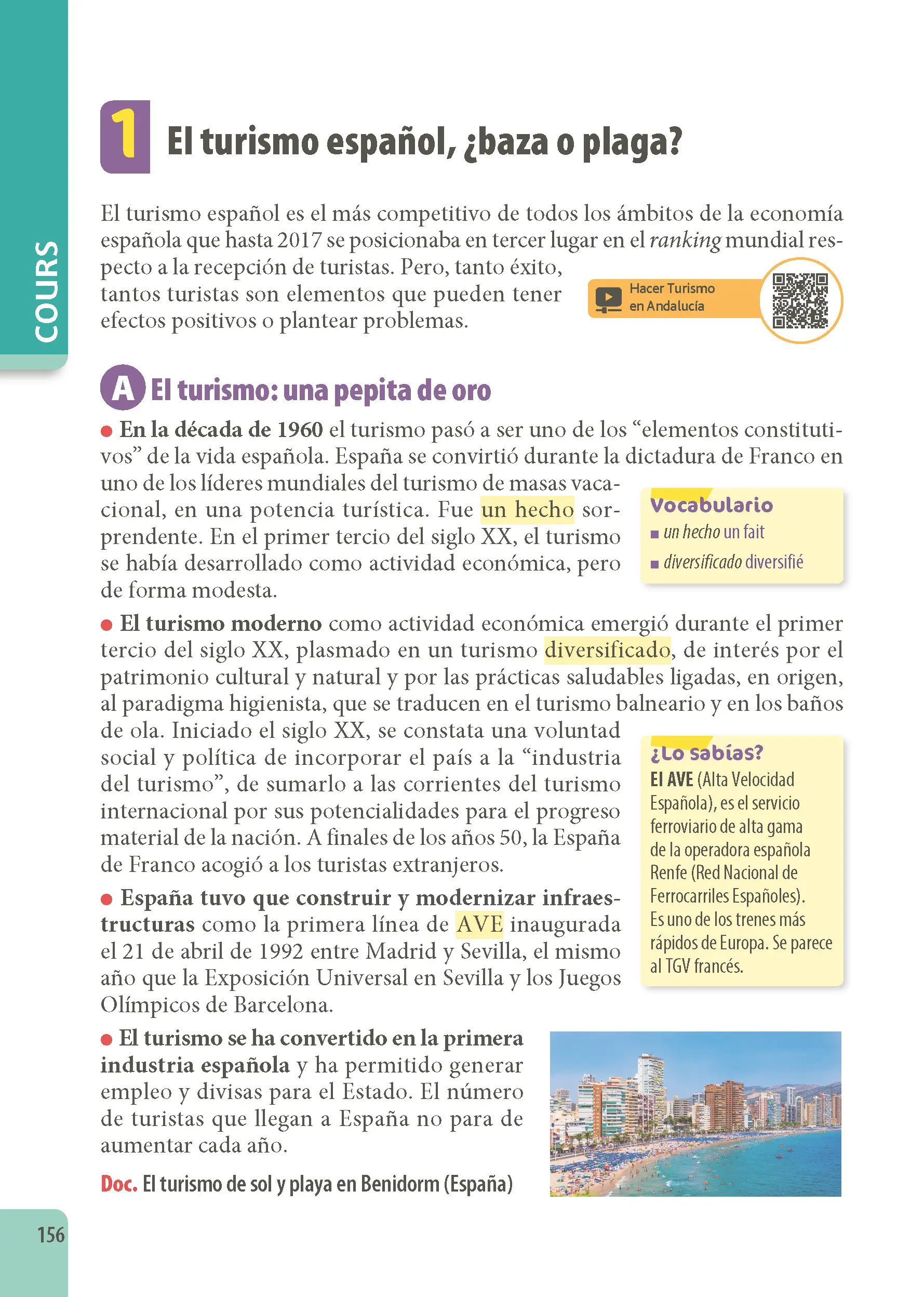 Espagnol Lycée (2de, 1re, Terminale) - ABC Excellence - Bac 2027 - Enseignement commun - Cours complets, Notions-clés et vidéos, Points méthode, Exercices et corrigés détaillés - Livre de cours, méthode et exercices - 9782095063160 - page intérieure 003