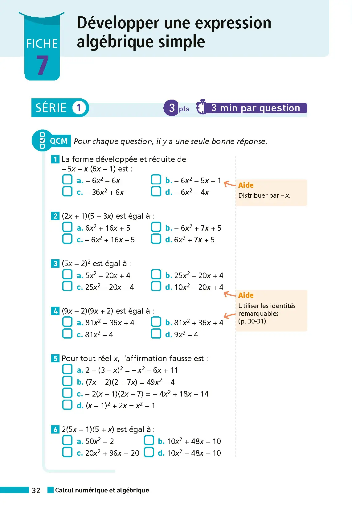 Annales ABC du BAC 2026 - Maths 1re - Tronc commun Première - Epreuve finale Bac 2026 - Sujets et corrigés  - Livre parascolaire - 9782095064822 - page intérieure 003