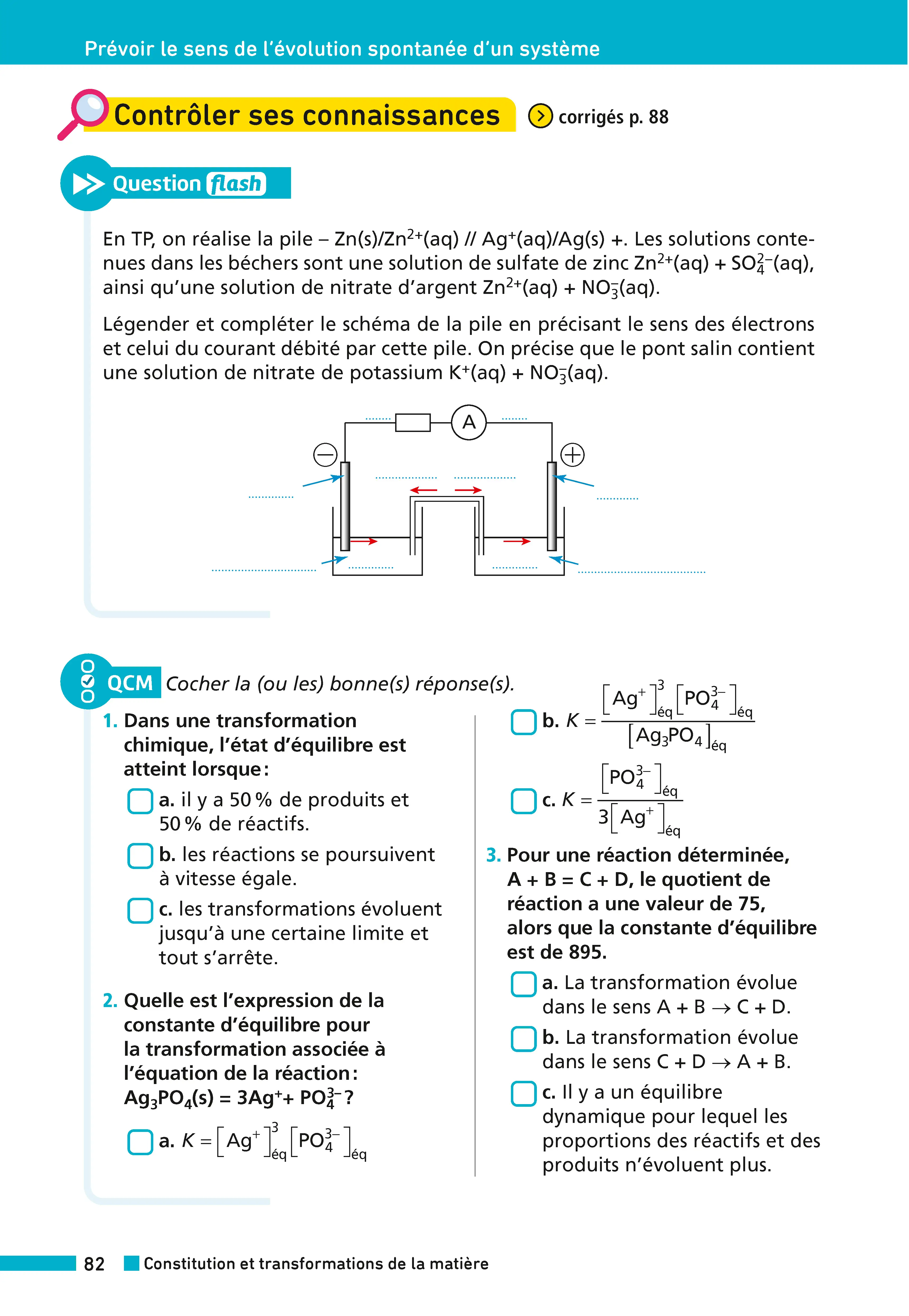 Annales ABC du BAC 2027 - Physique-Chimie Spécialité Terminale Générale - 42 sujets corrigés, méthode, révisions, exercices et préparation à l'épreuve finale et au Grand Oral  - Annales - 9782095065034 - page intérieure 003