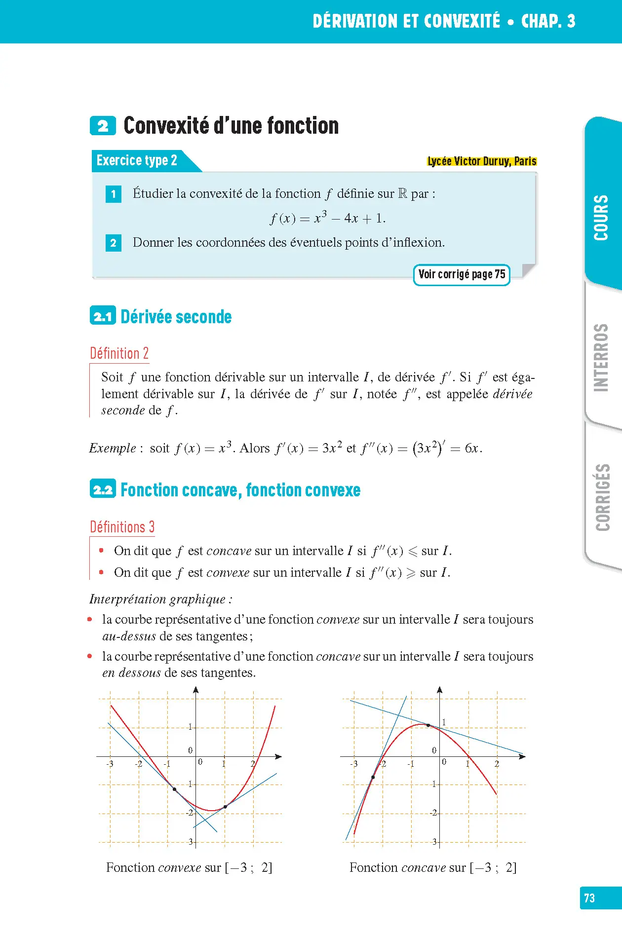 Maths Spécialité + Maths expertes Terminale - Bac 2027 - Interros des lycées Tle - Les vrais exos du BAC - + de 100 exercices avec corrigés détaillés - Livre de cours, méthode et exercices - 9782095065409 - page intérieure 003