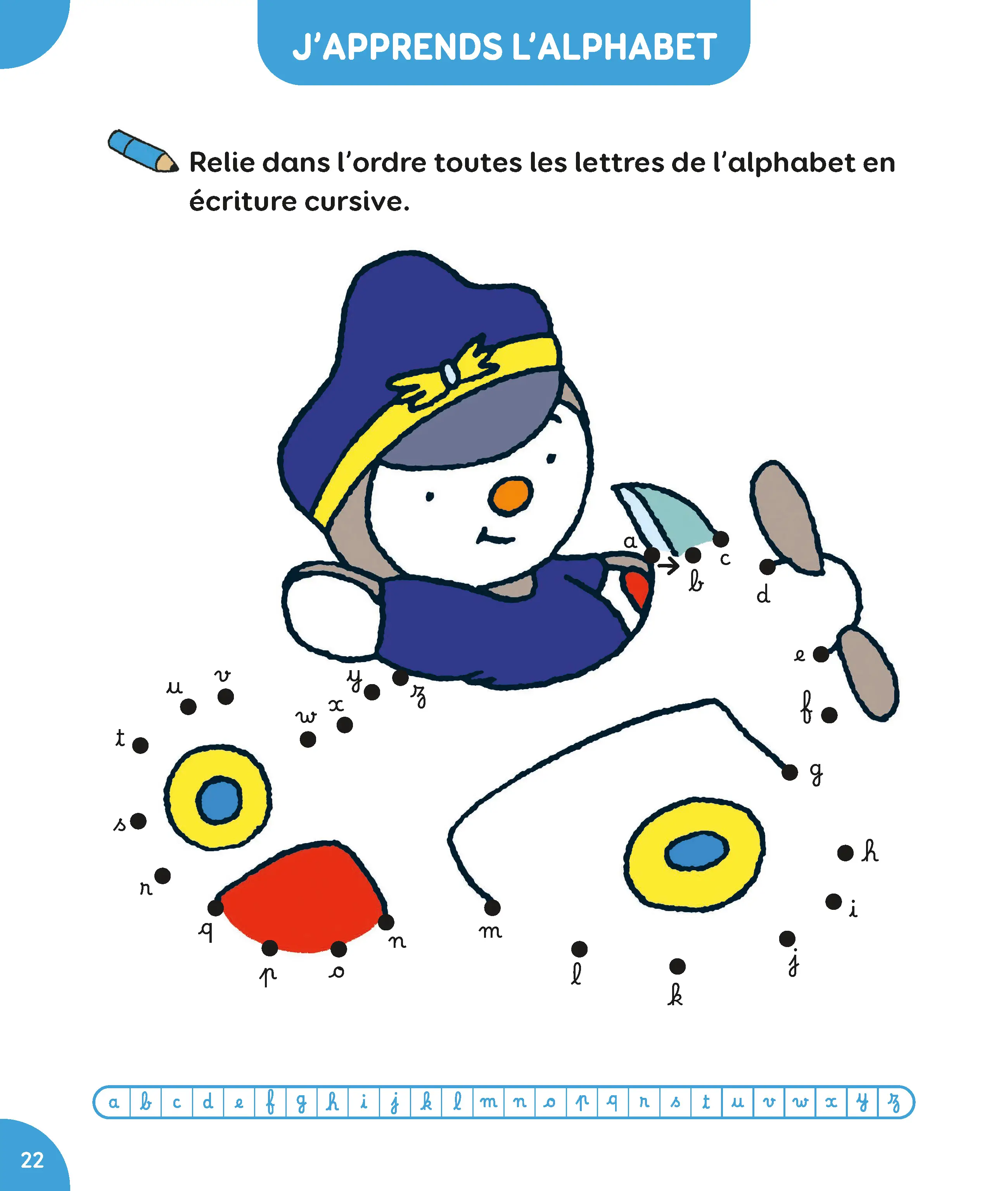 T'choupi - Mes points à relier - Lettres et nombres - Moyenne Section - Dès 4-5 ans  - Cahier d'activités - 9782095066024 - page intérieure 003