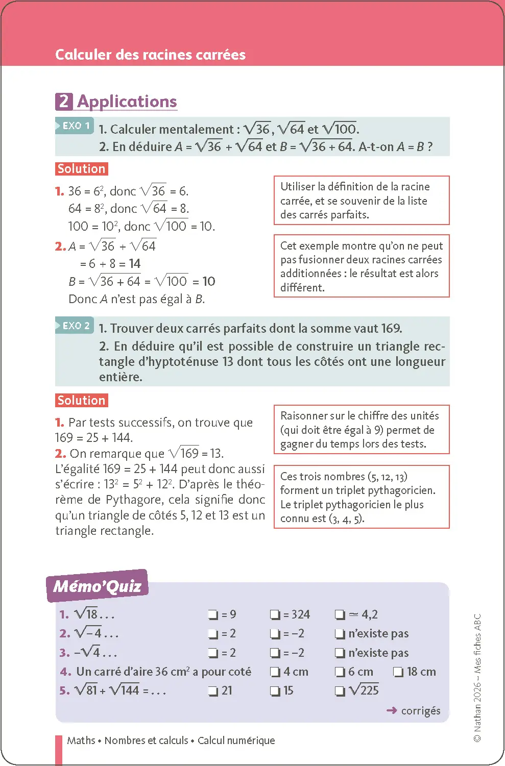 Le Brevet, c'est dans  la Boîte ! 200 fiches sur tout le programme de 3e - Brevet 2027 - Fiches - 9782095066581 - page intérieure 003
