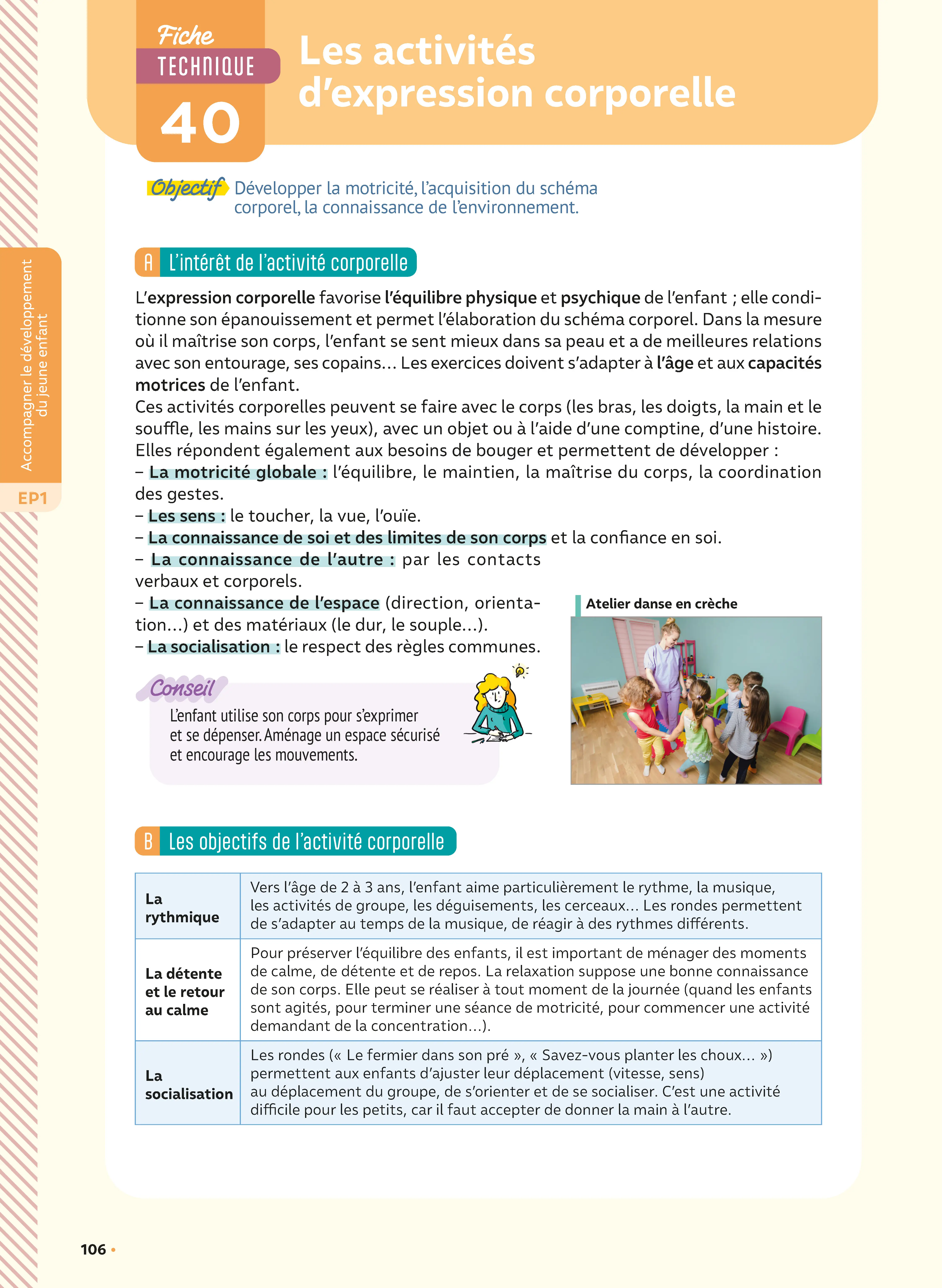 Réussir le CAP AEPE 2027-2028 - Le tout-en-un | Préparation CAP Accompagnant Éducatif Petite Enfance | Cours, fiches, méthodologie, sujets corrigés EP1 EP2 EP3 - Tout-en-un - 9782095072179 - page intérieure 003