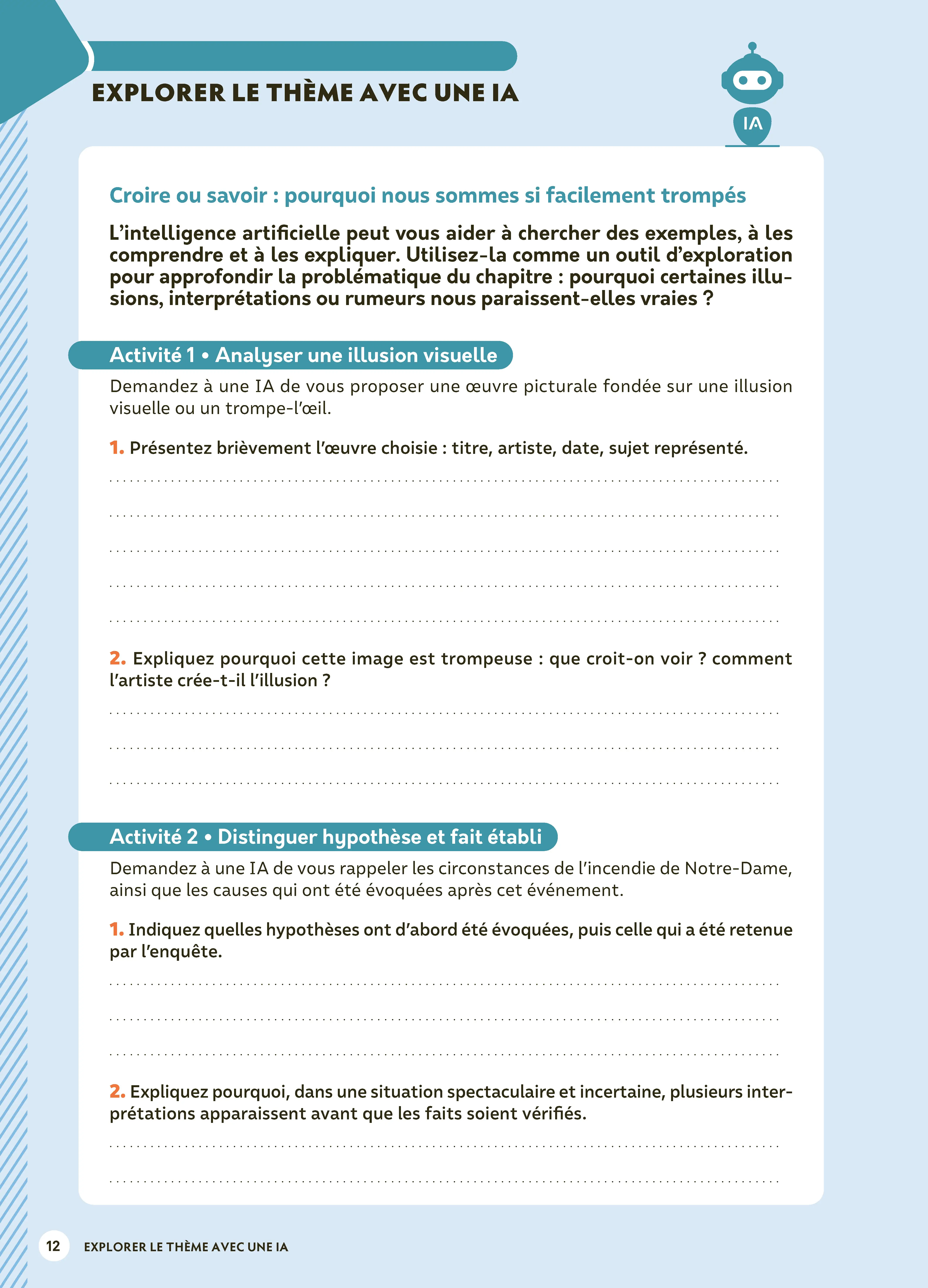 BTS Culture générale et expression - Thème 2027 : Le vrai du faux - Préparation examen BTS - Cours, culture générale, lexique et entraînements corrigés - Livre de cours, méthode et exercices - 9782095072216 - page intérieure 003