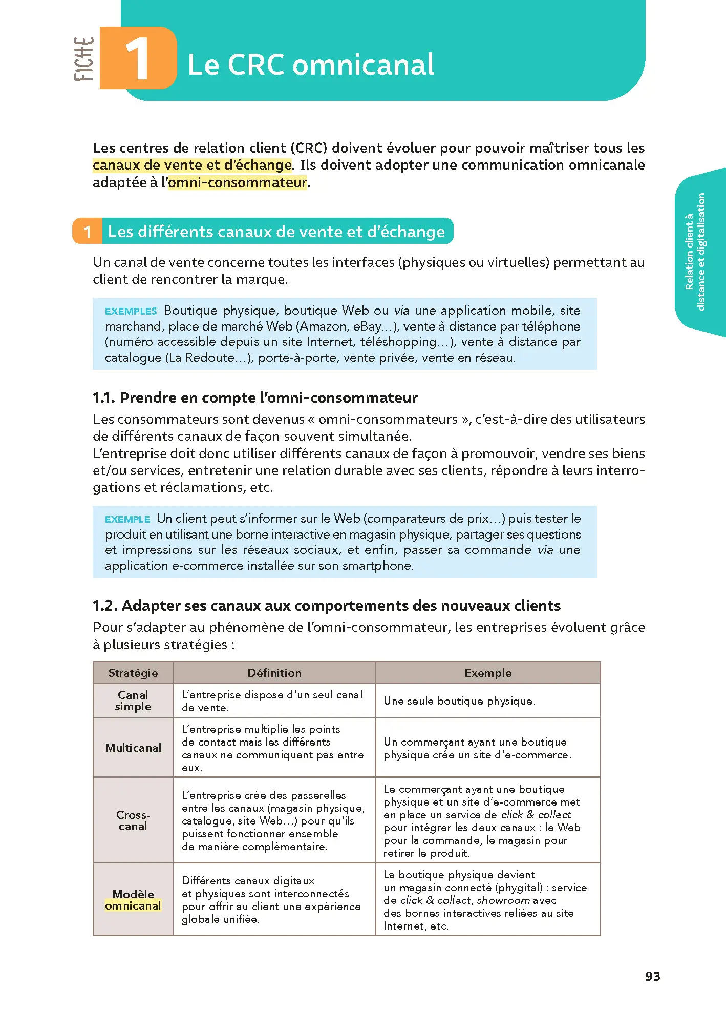 BTS NDRC Toutes les matières 2027-2028 - Réflexe | Négociation et digitalisation de la relation client | Cours, exercices corrigés et préparation examen - Livre de cours, méthode et exercices - 9782095080297 - page intérieure 003
