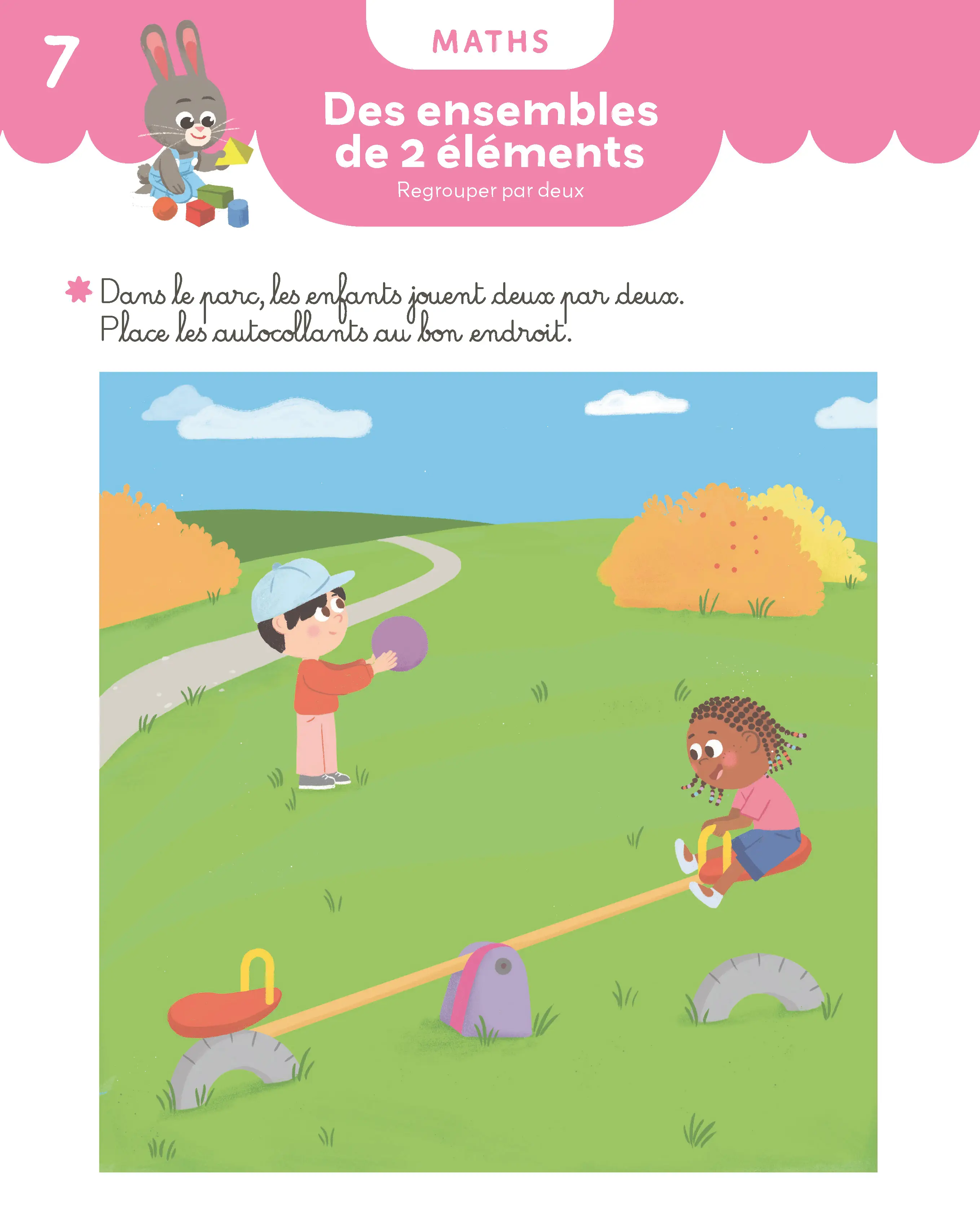 Mon Cahier Maternelle - Petite section 3-4 ans - Apprentissages scolaires complets - graphisme, lecture, maths, découverte du monde - Cahier d'exercices - 9782095047276 - page intérieure 004