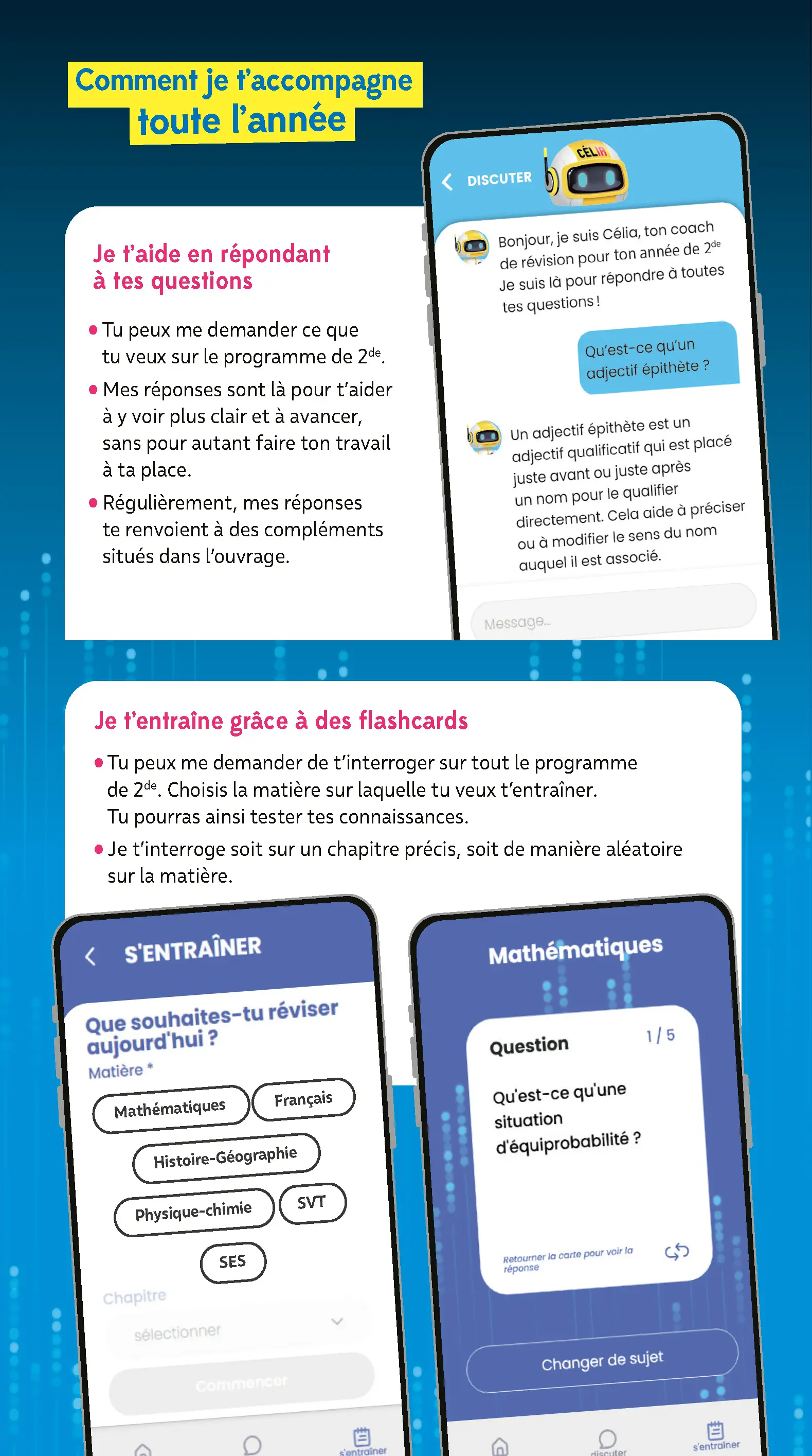 Réviz'IA 2de - Toutes les matières avec coach IA personnel - Programme seconde 2026-2027 - Cours, exercices, sujets corrigés - Tout-en-un - 9782095050139 - page intérieure 004