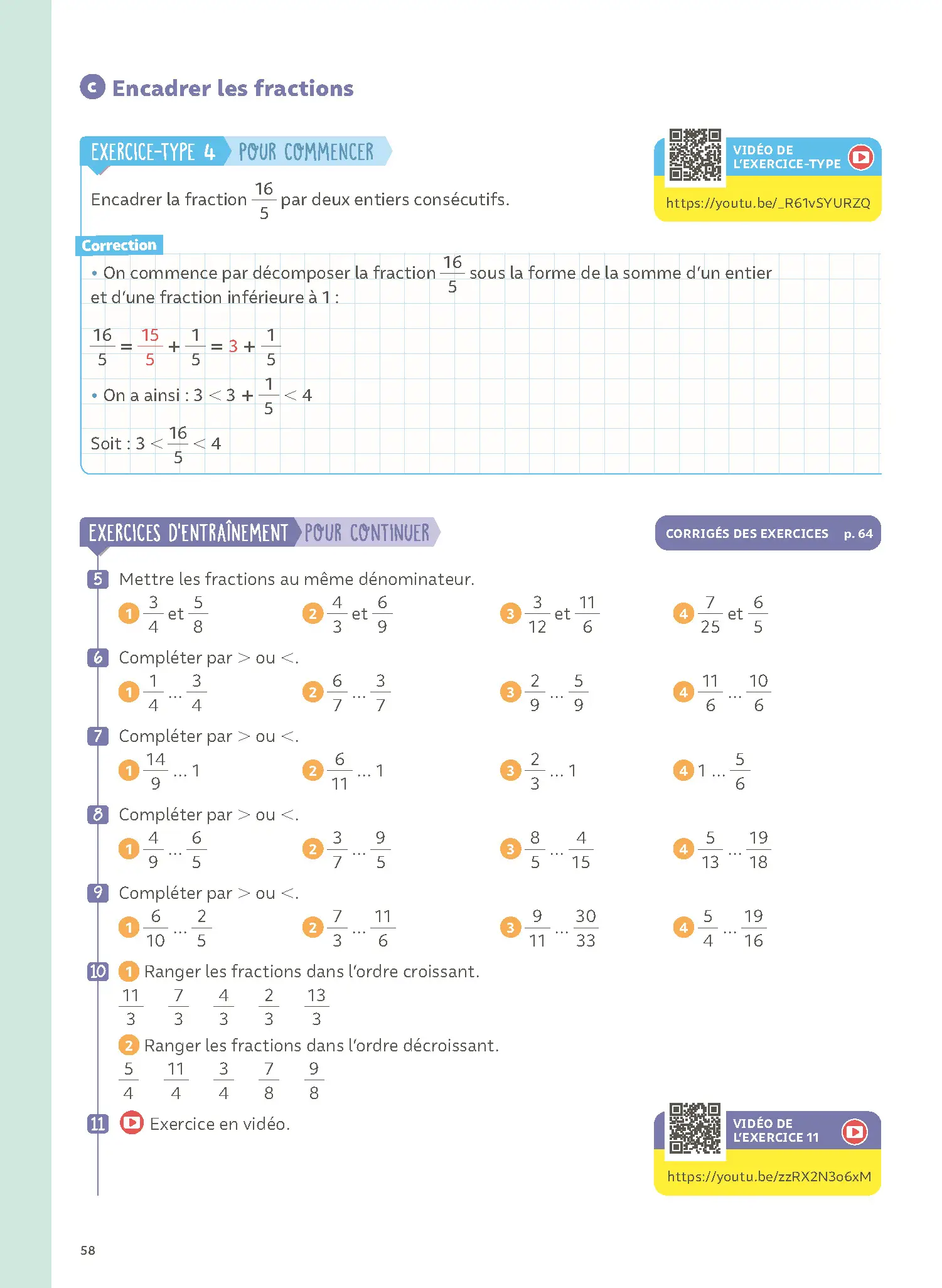 Maths 6e avec Yvan & Florie Monka - Le livre de ma chaîne Youtube - Programme de Sixième 2026-2027 - Livre de cours, méthode et exercices - 9782095050146 - page intérieure 004