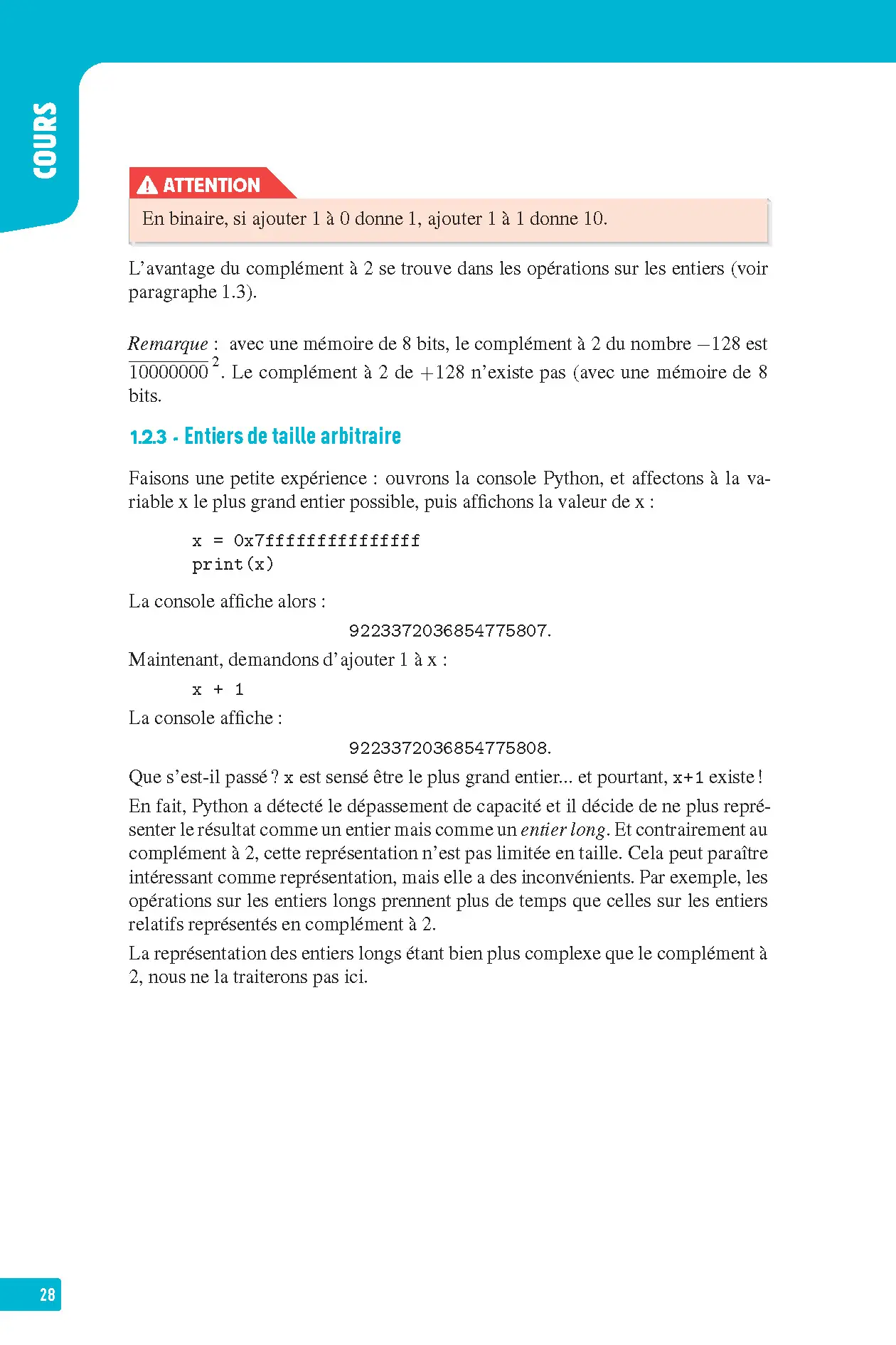NSI (Numérique et Sciences Informatiques) Première - Interros des lycées 1re - Les vrais exos du BAC - + de 100 exercices avec corrigés détaillés - Bac 2027 - Cahier d'exercices - 9782095050177 - page intérieure 004