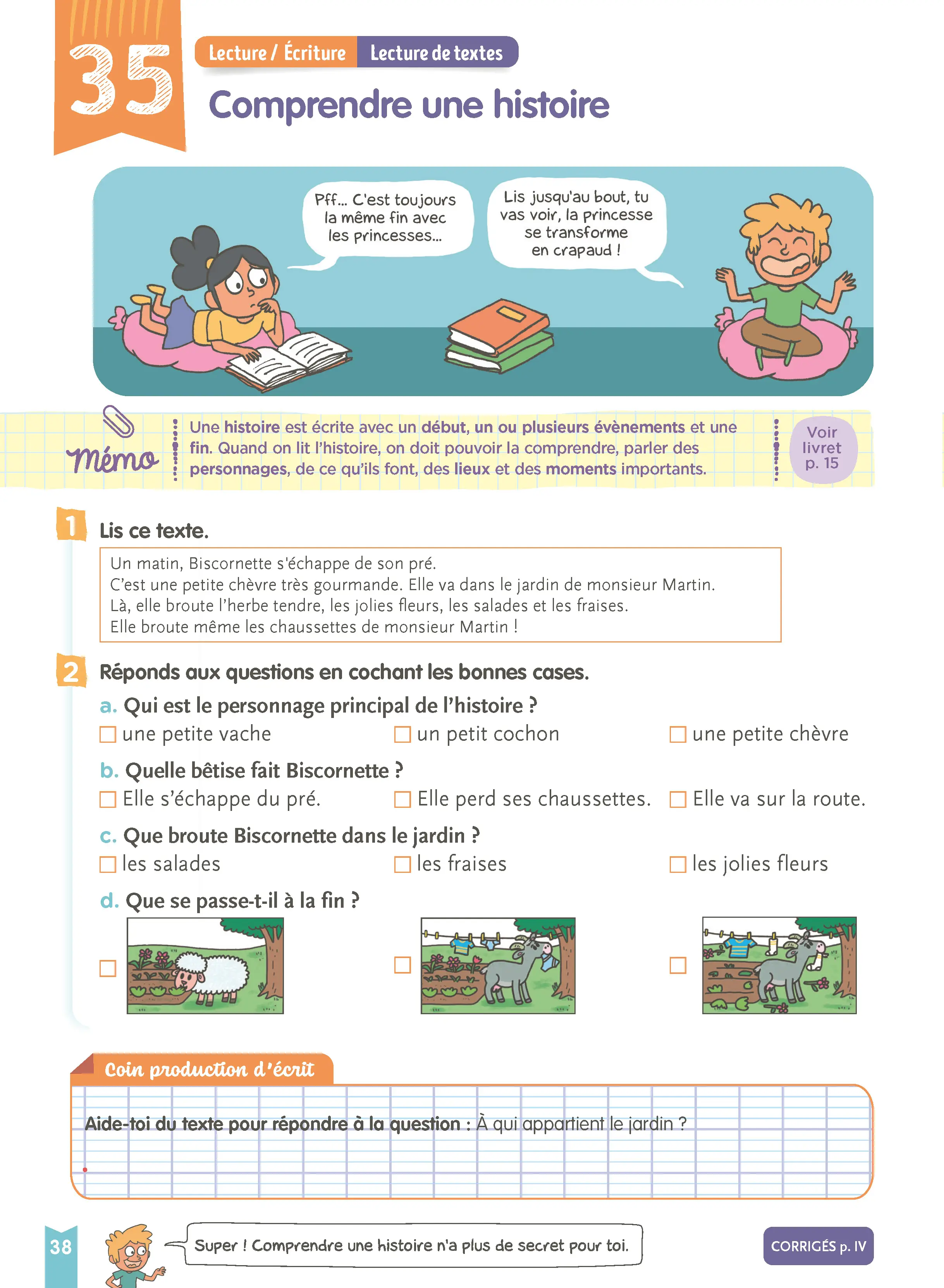 Je comprends tout - Français CP 6-7 ans - Cahier d'exercices complet avec 200 exercices, leçons en BD et vidéos - Tout-en-un - 9782095055226 - page intérieure 004