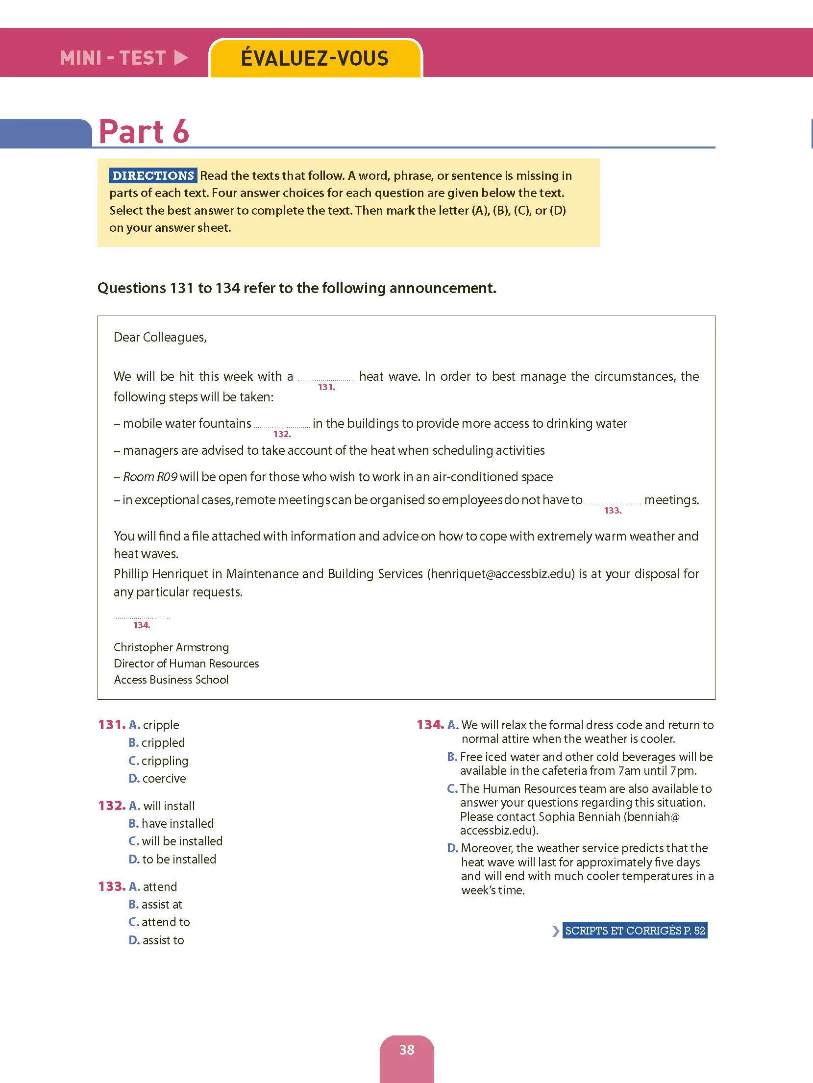 L'intégrale TOEIC® pour tous - Méthode idéale de préparation au test officiel avec 8 tests complets, grammaire vocabulaire et plateforme en ligne (conforme au nouveau test TOEIC) - Livre - 9782095062002 - page intérieure 004