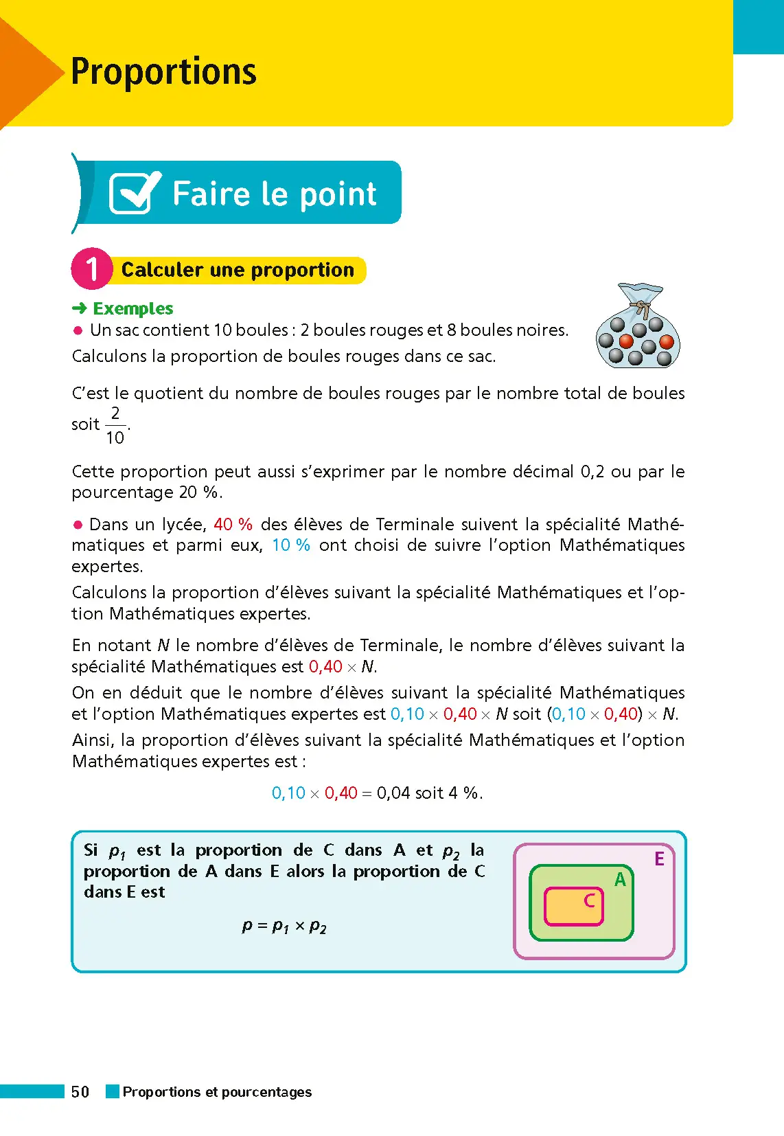Annales ABC du BAC 2026 - Maths 1re - Tronc commun Première - Epreuve finale Bac 2026 - Sujets et corrigés  - Livre parascolaire - 9782095064822 - page intérieure 004