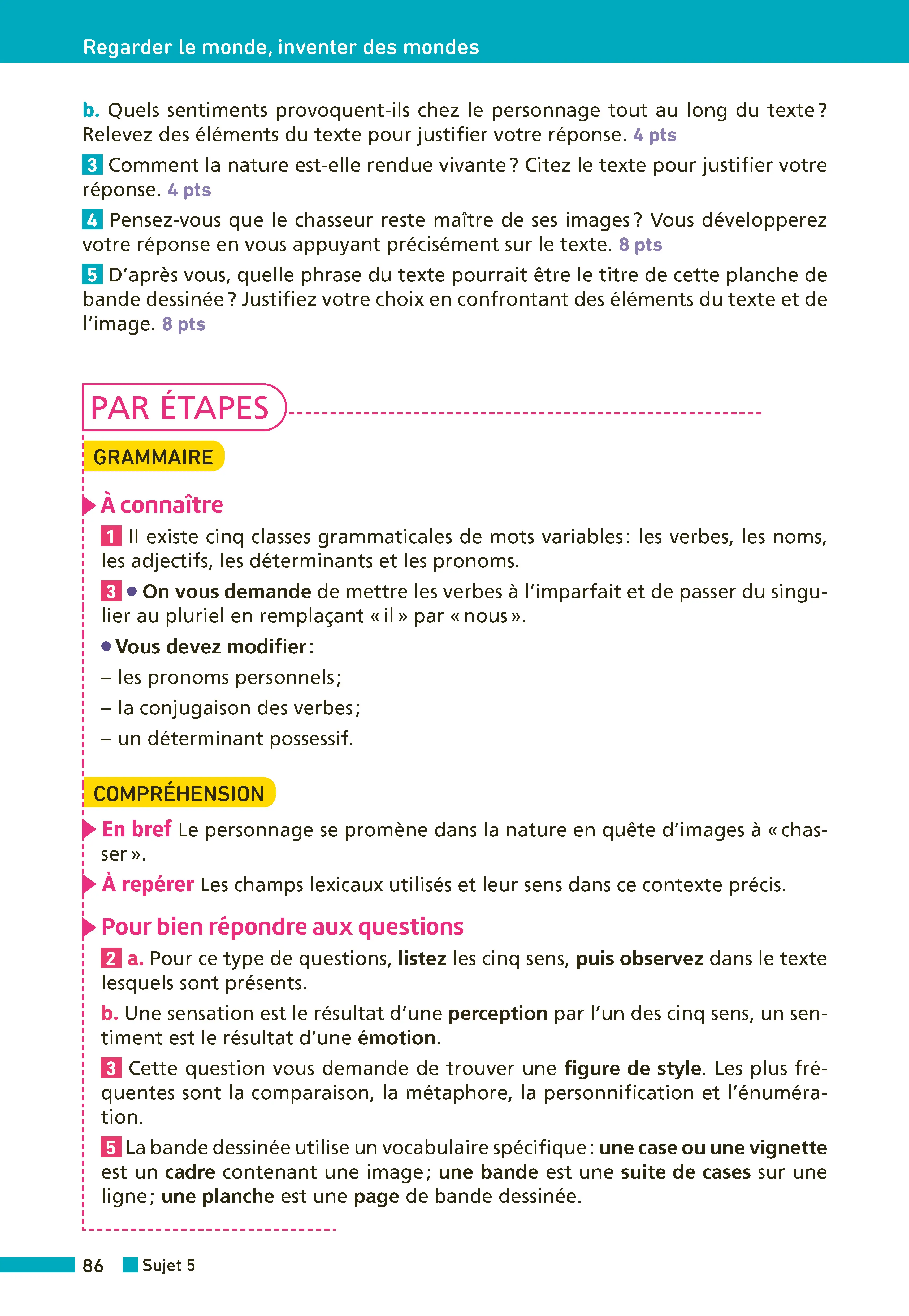 Annales ABC du Brevet 2027 - Français 3e - 24 sujets expliqués, fiches de grammaire, dictées audio, oral et sujets corrigés - Annales - 9782095064990 - page intérieure 004