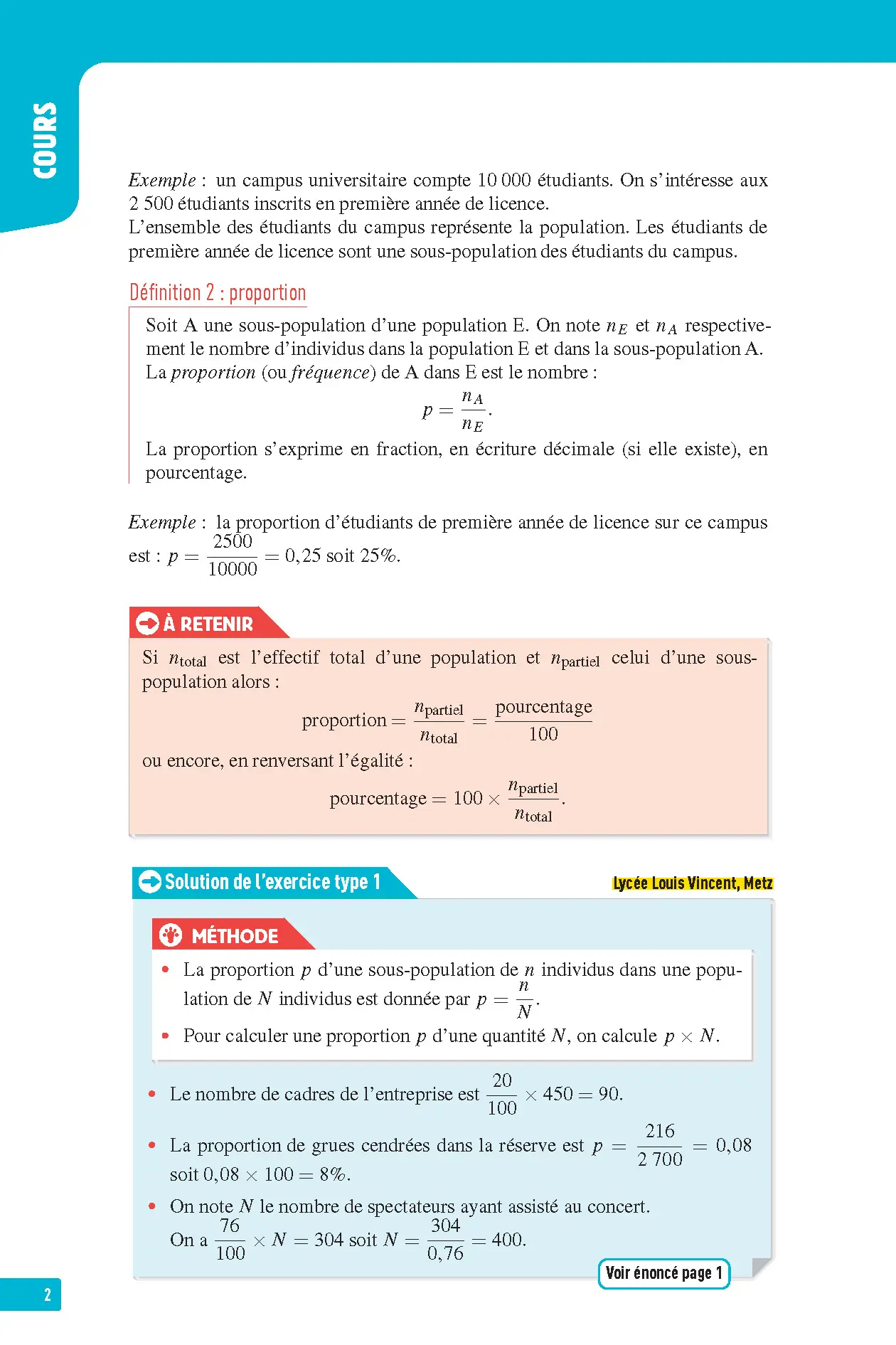 Maths Première - Tronc commun - Bac 2027 - Interros des lycées 1re - Les vrais exos du BAC - + de 100 exercices avec corrigés détaillés  - Livre de cours, méthode et exercices - 9782095065386 - page intérieure 004