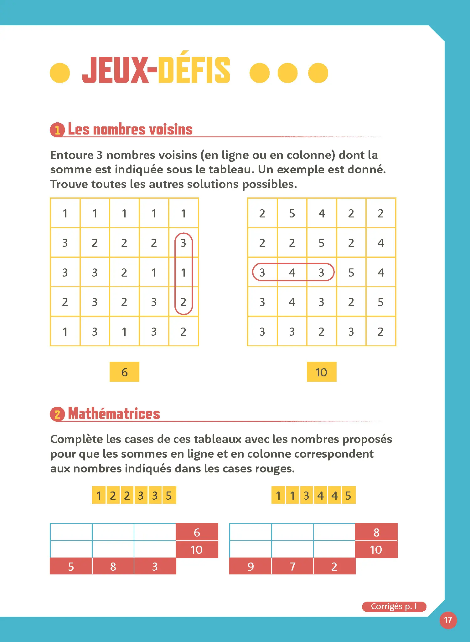 Calcul Mental CP 6-7 ans - Cahier d'exercices progressifs et corrigés - Cahier d'exercices - 9782095048228 - page intérieure 005