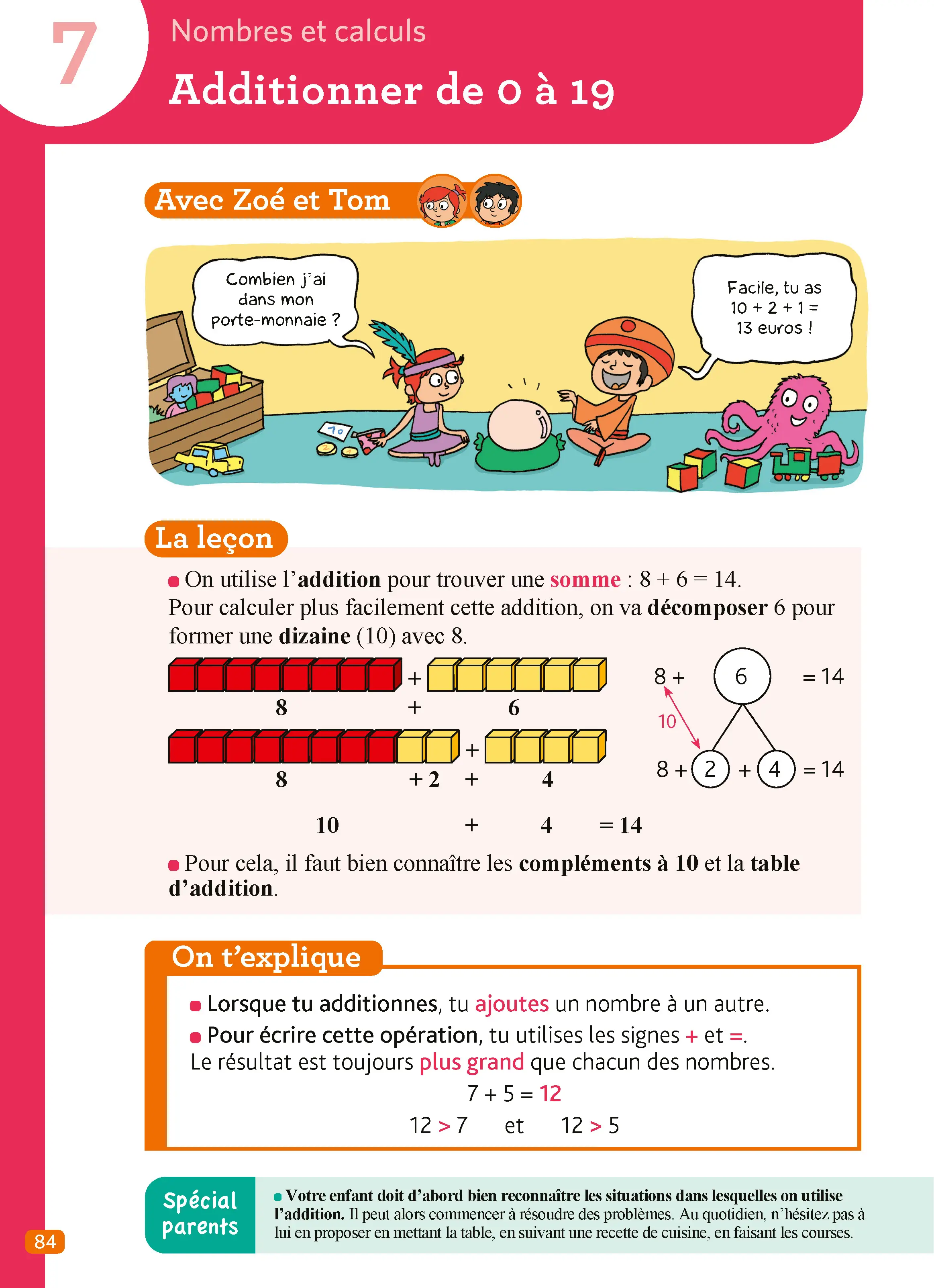  Je Comprends Tout CP - Tout-en-un (cours + exercices) pour réviser tout le programme du CP Français, Maths, Sciences, Histoire, Géographie, Anglais + Ardoise effaçable - Guide parents inclus - Tout-en-un - 9782095048761 - page intérieure 005