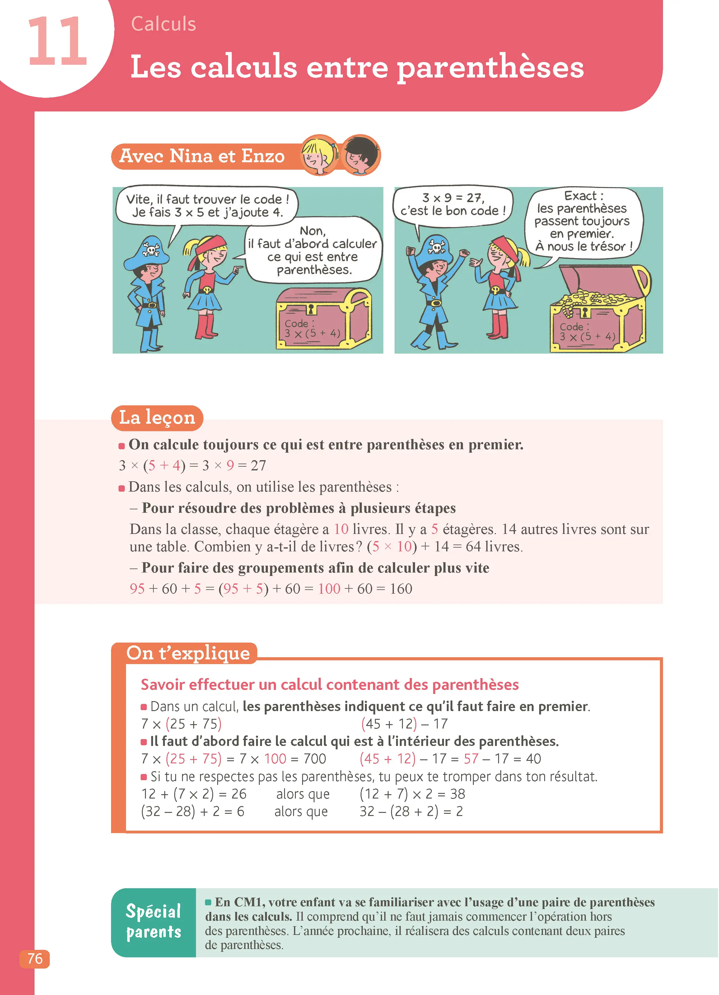 Je Comprends Tout CM1 -  Tout le programme scolaire : Français, Maths, Histoire, Géographie, Sciences et technologie, Anglais - Cahier de révision avec corrigés détachables et Guide parents - Tout-en-un - 9782095048815 - page intérieure 005