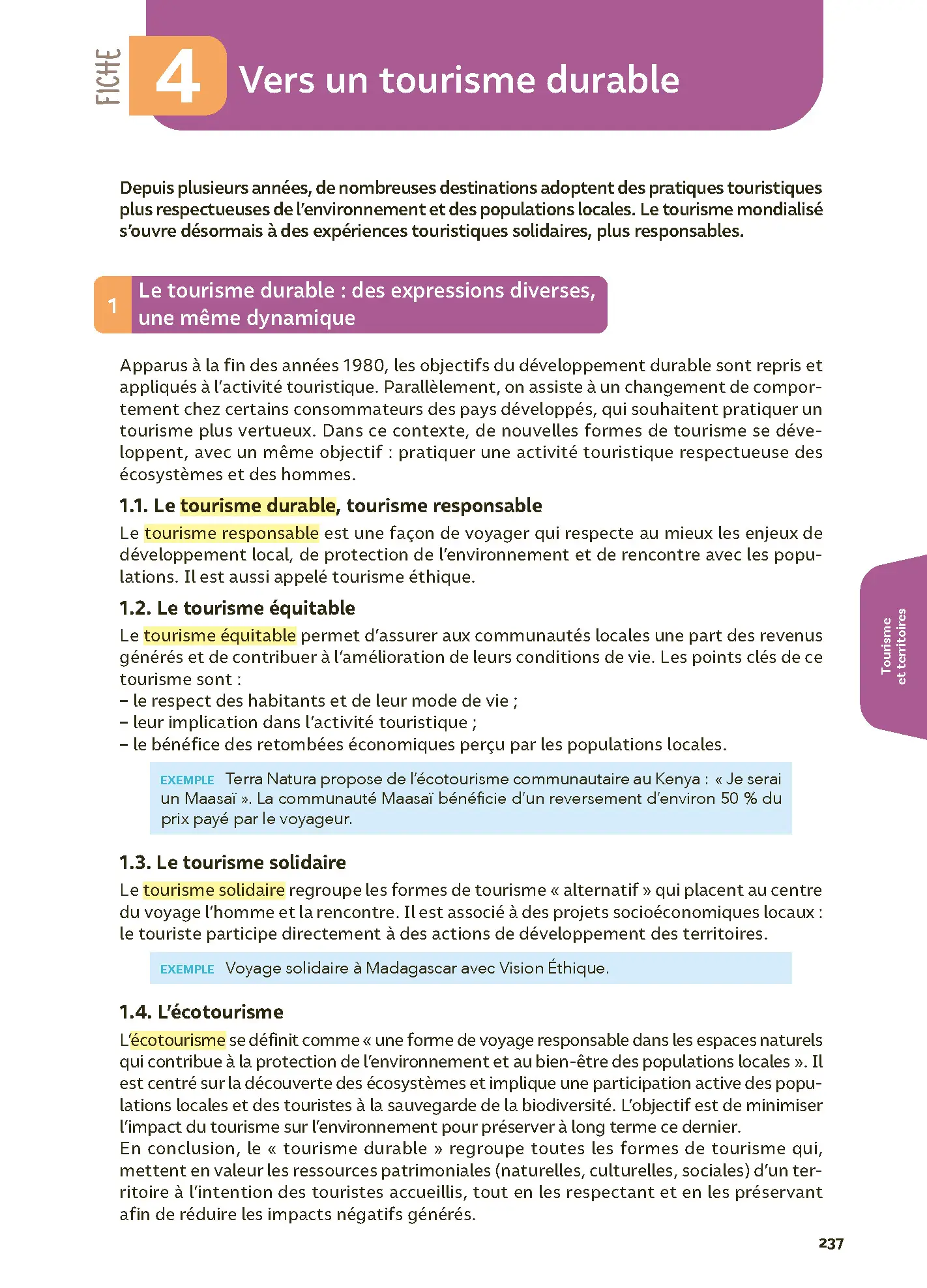 BTS Tourisme 1re et 2e années  - Toutes les matières - Réflexe - Examen 2026 -  - 9782095053598 - page intérieure 005