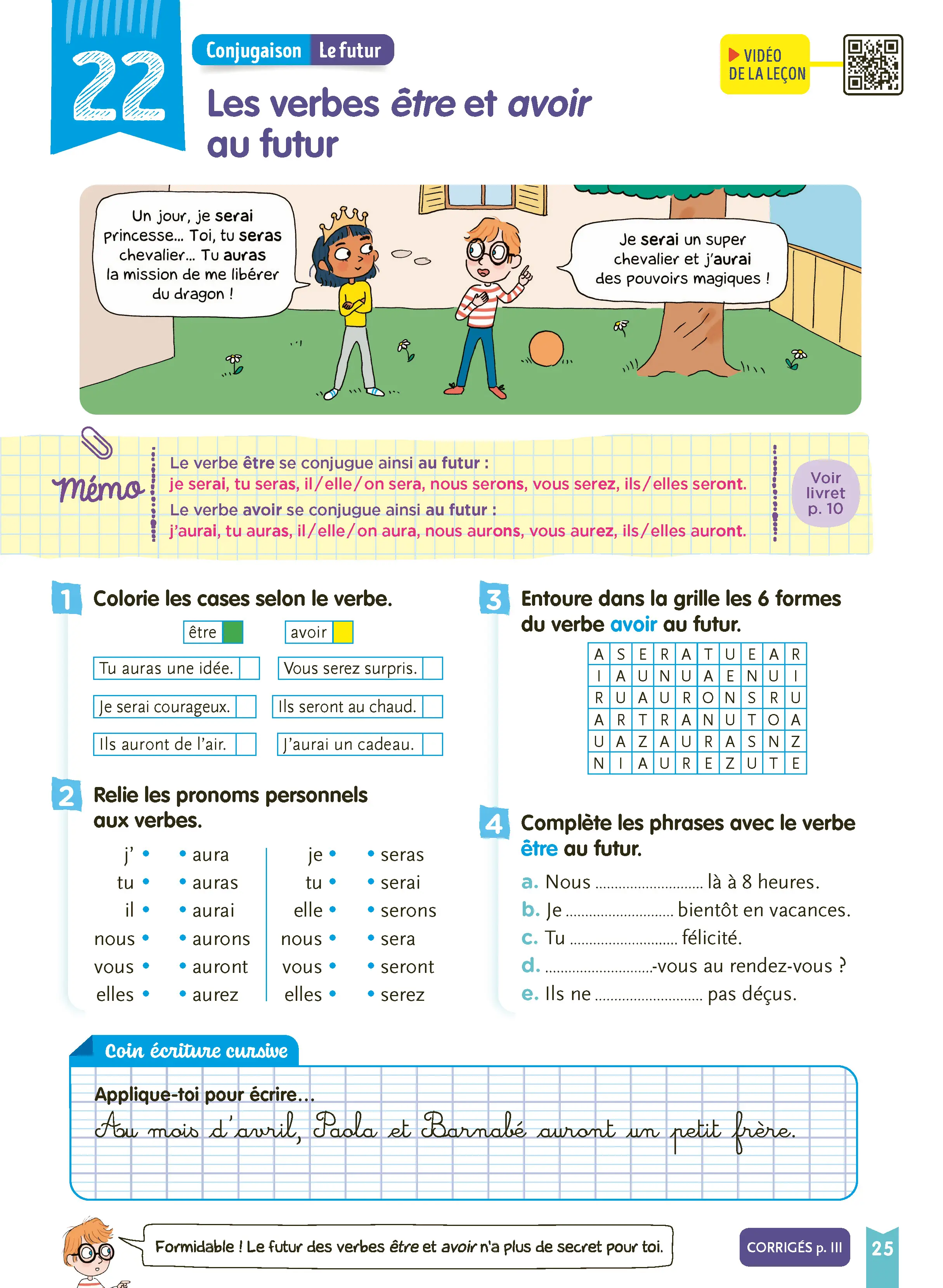 Je comprends tout - Français CE1 7-8 ans - Cahier d'exercices complet avec 300 exercices et leçons en BD  - Tout-en-un - 9782095054175 - page intérieure 005