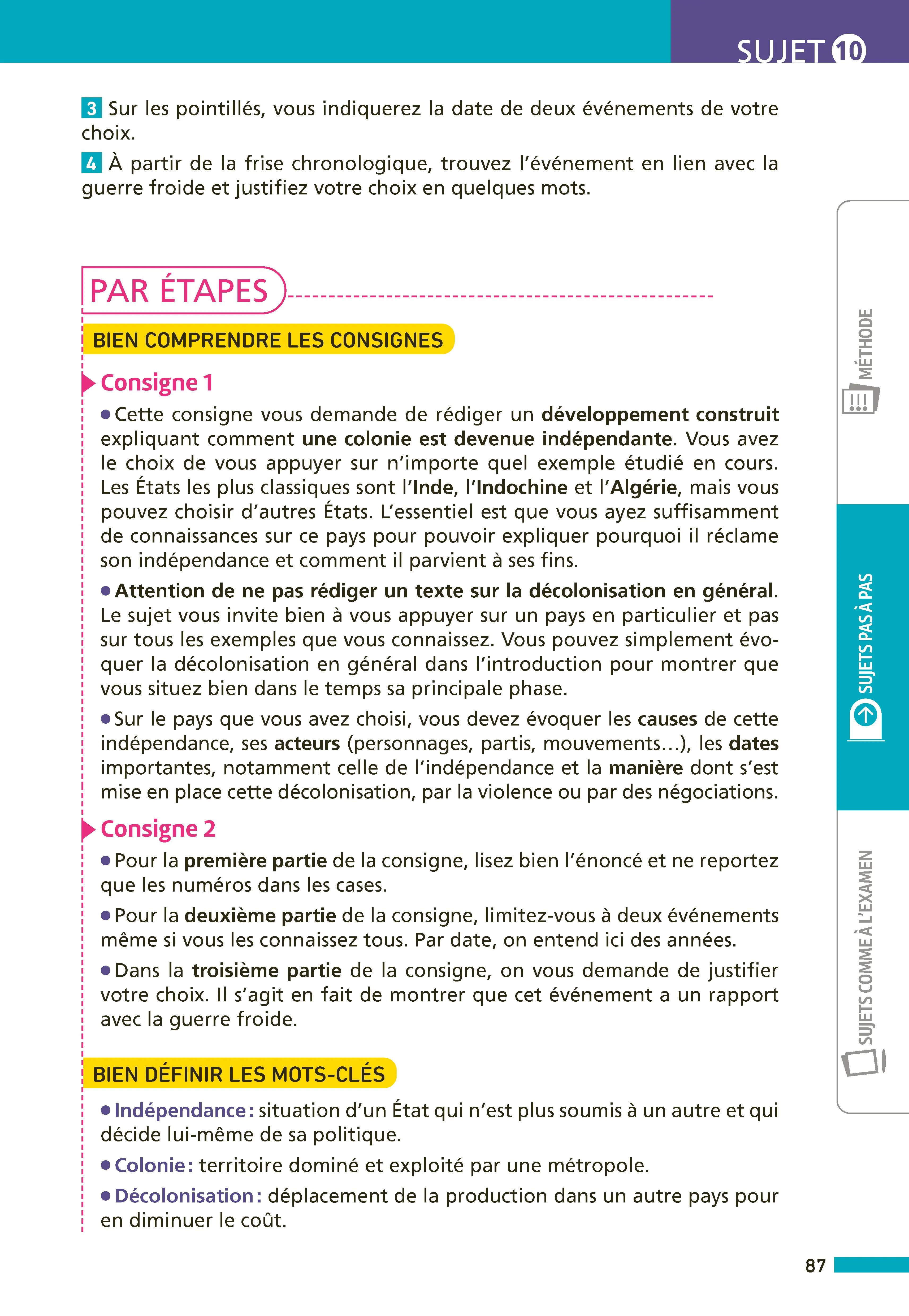 Annales ABC du Brevet 2027 - Histoire-Géographie-EMC 3e - 43 sujets expliqués, fiches de révision, QCM, exercices et sujets corrigés - Annales - 9782095064976 - page intérieure 005