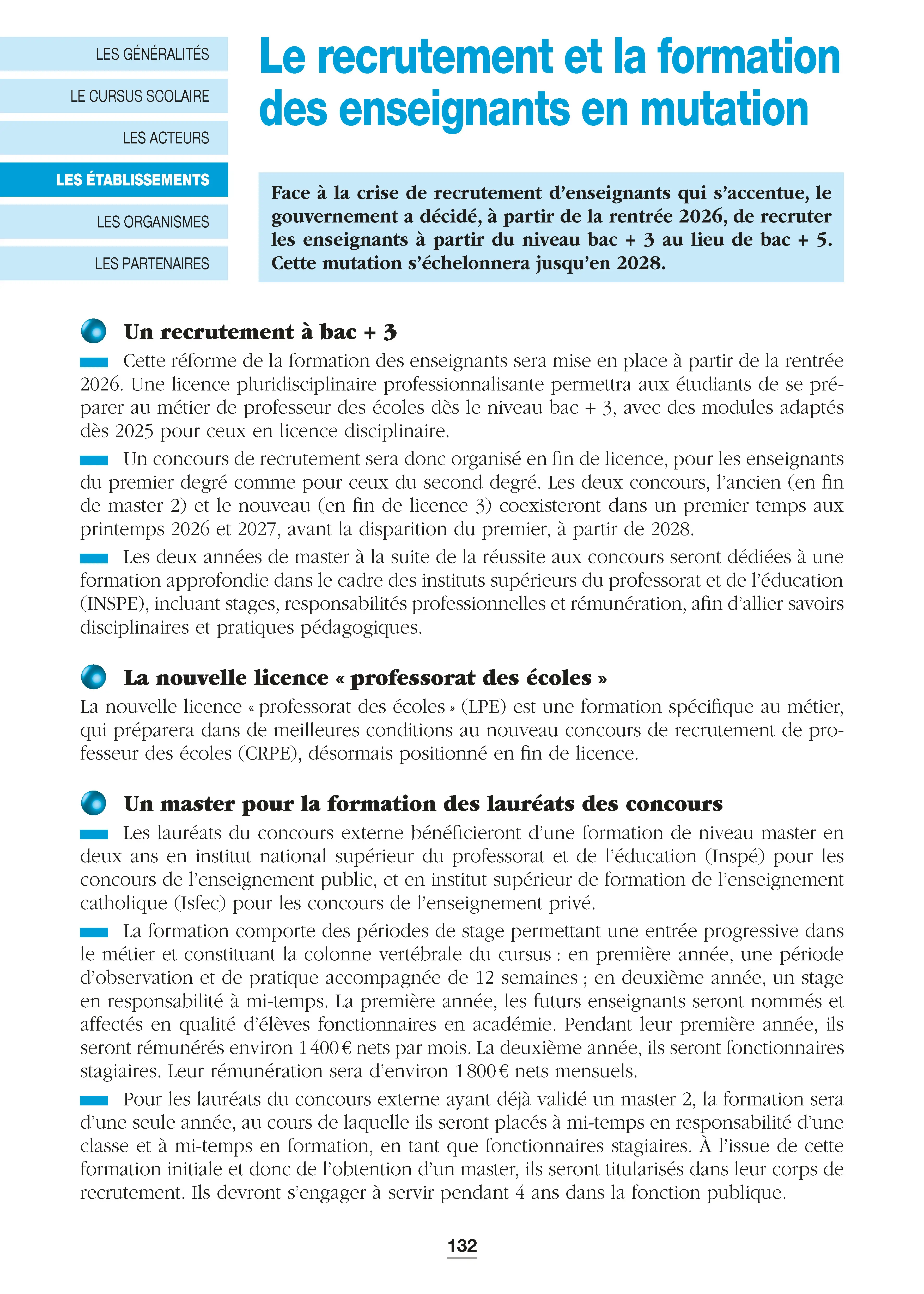 Le système éducatif français - Repères pratiques : Organisation de l'école, enseignement, concours et enjeux éducatifs - Livre - 9782095072148 - page intérieure 005