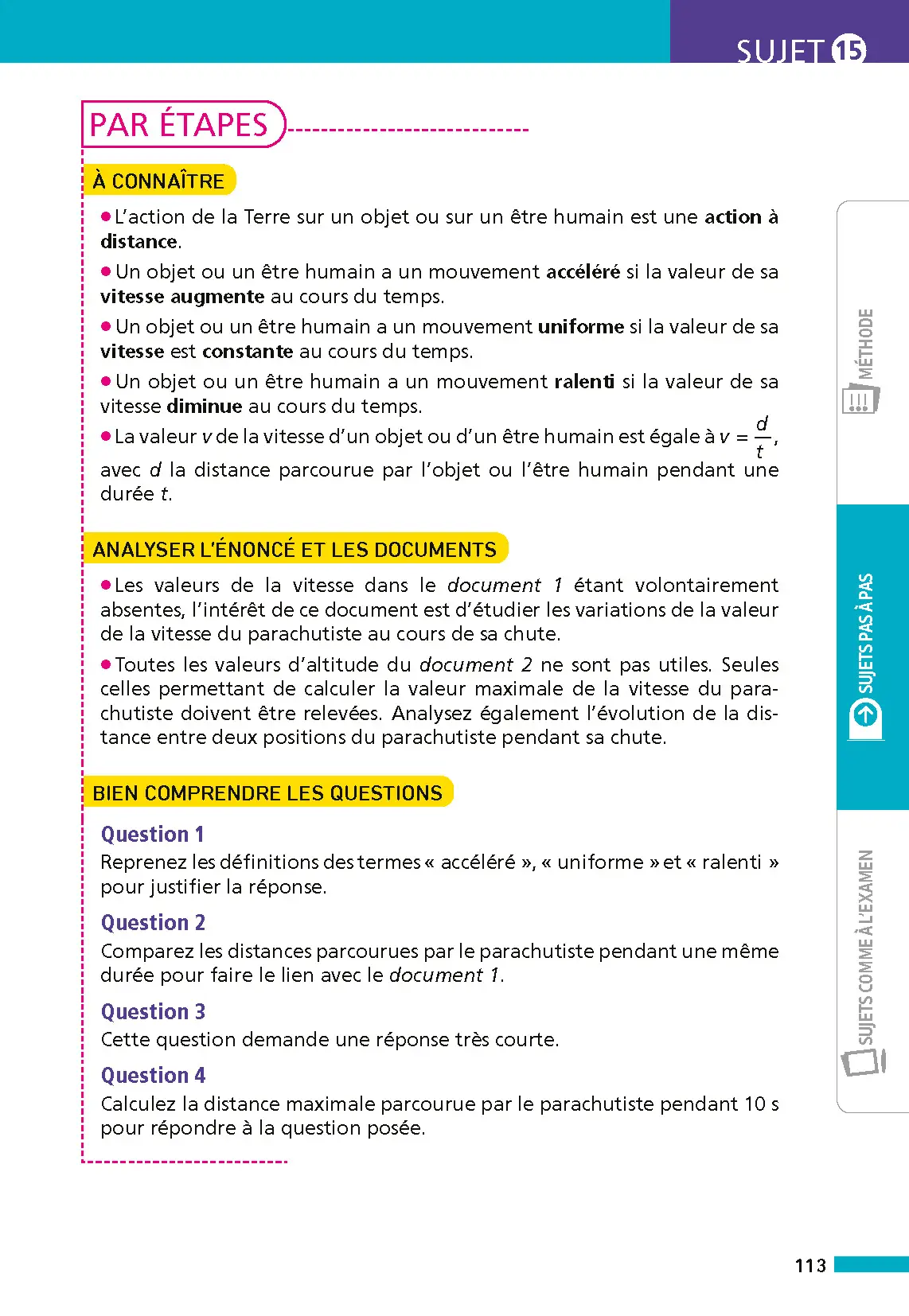 Annales ABC du Brevet 2026 - Physique-Chimie - SVT - Technologie 3e - Sujets et corrigés + fiches de révisions - Livre parascolaire - 9782095050245 - page intérieure 006