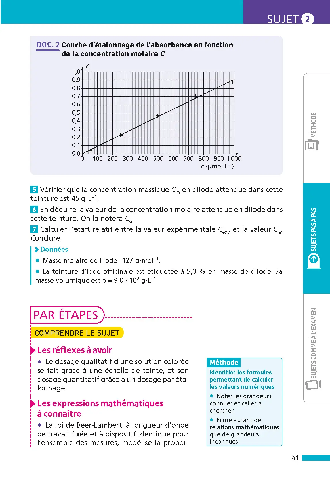 Annales ABC du BAC 2026 - Physique-Chimie Tle - Sujets et corrigés - Enseignement de spécialité Terminale - Epreuve finale - Livre parascolaire - 9782095050306 - page intérieure 006