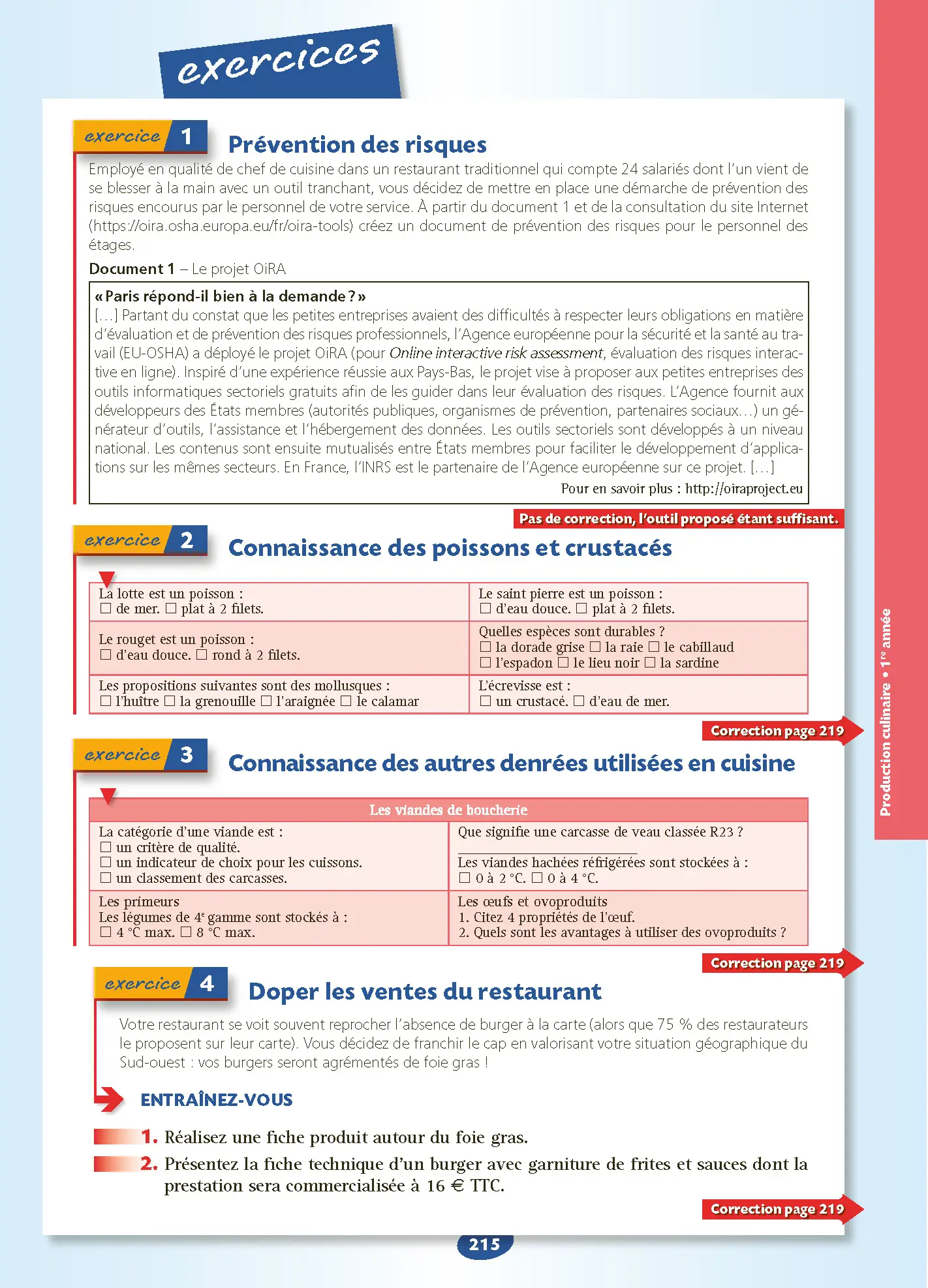 BTS MHR Management en Hôtellerie Restauration - Tout-en-un Épreuve E5 1re et 2e années | Cours, Exercices & Méthodes - Réflexe - Livre de cours, méthode et exercices - 9782095053604 - page intérieure 006