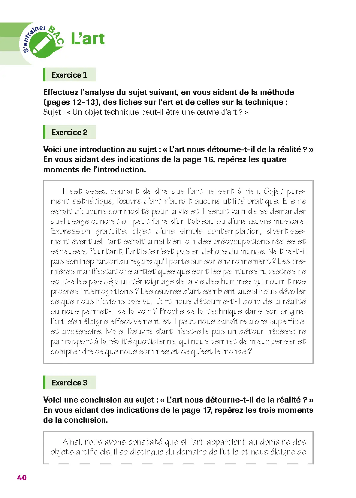 Philosophie Terminale - Bac Techno toutes spécialités - Manuel de Révision avec Exercices Type BAC | Méthodes & Entraînements Corrigés - Réflexe  -  - 9782095053697 - page intérieure 006