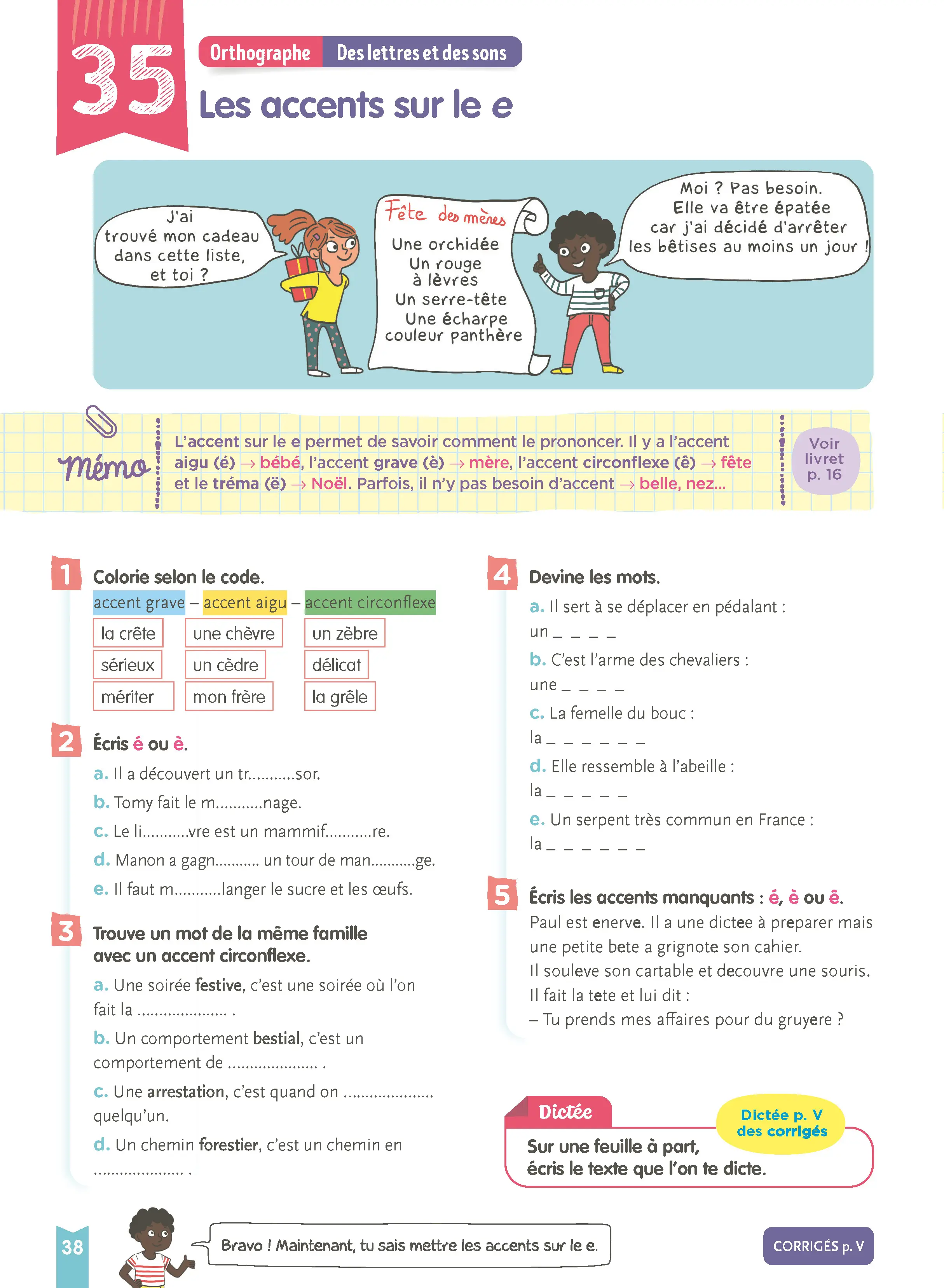 Je comprends tout - Français CE2 8-9 ans - Cahier d'exercices complet avec 300 exercices et vidéos pédagogiques  - Tout-en-un - 9782095054182 - page intérieure 006
