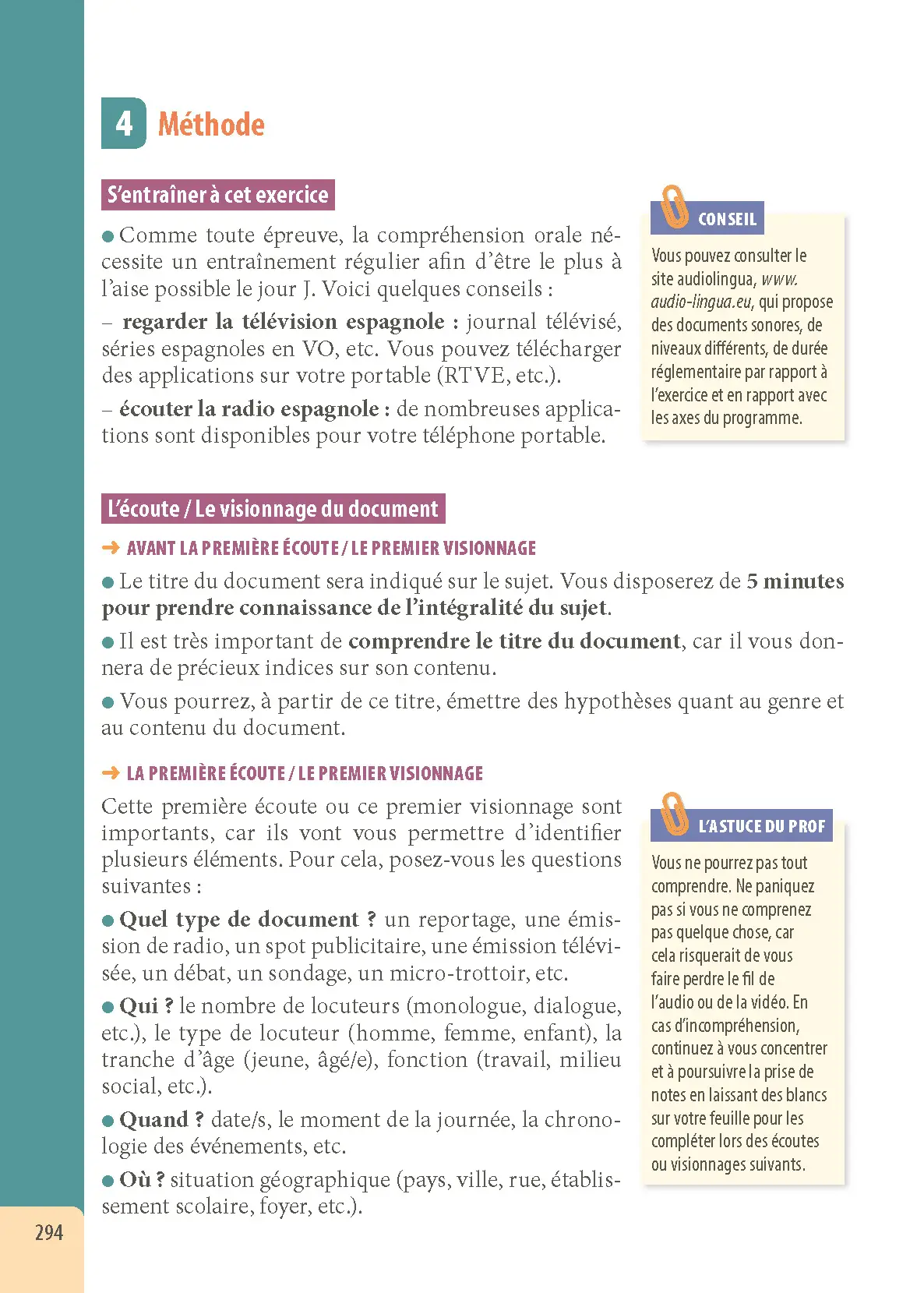Espagnol Lycée (2de, 1re, Terminale) - ABC Excellence - Bac 2027 - Enseignement commun - Cours complets, Notions-clés et vidéos, Points méthode, Exercices et corrigés détaillés - Livre de cours, méthode et exercices - 9782095063160 - page intérieure 006