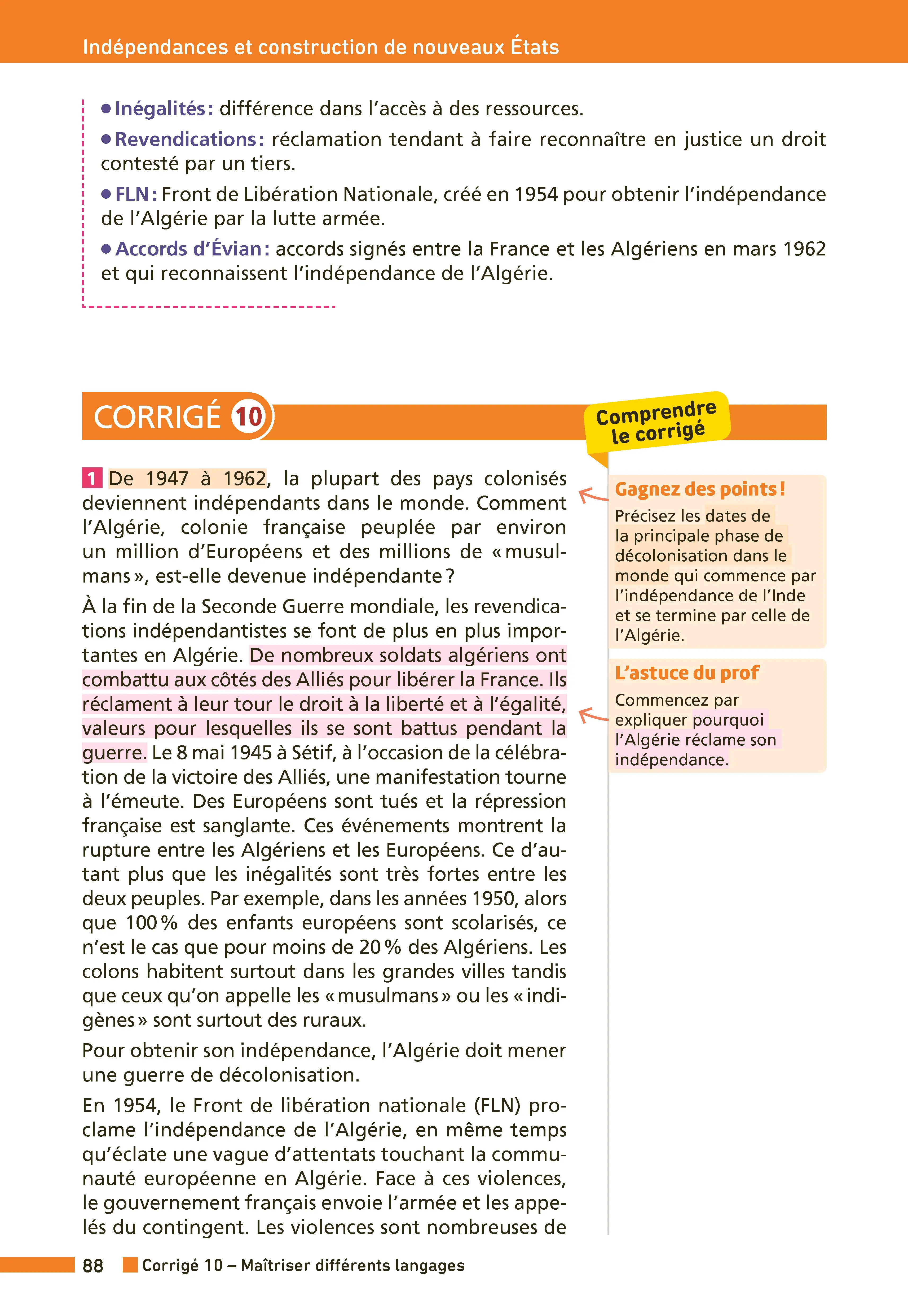 Annales ABC du Brevet 2027 - Histoire-Géographie-EMC 3e - 43 sujets expliqués, fiches de révision, QCM, exercices et sujets corrigés - Annales - 9782095064976 - page intérieure 006