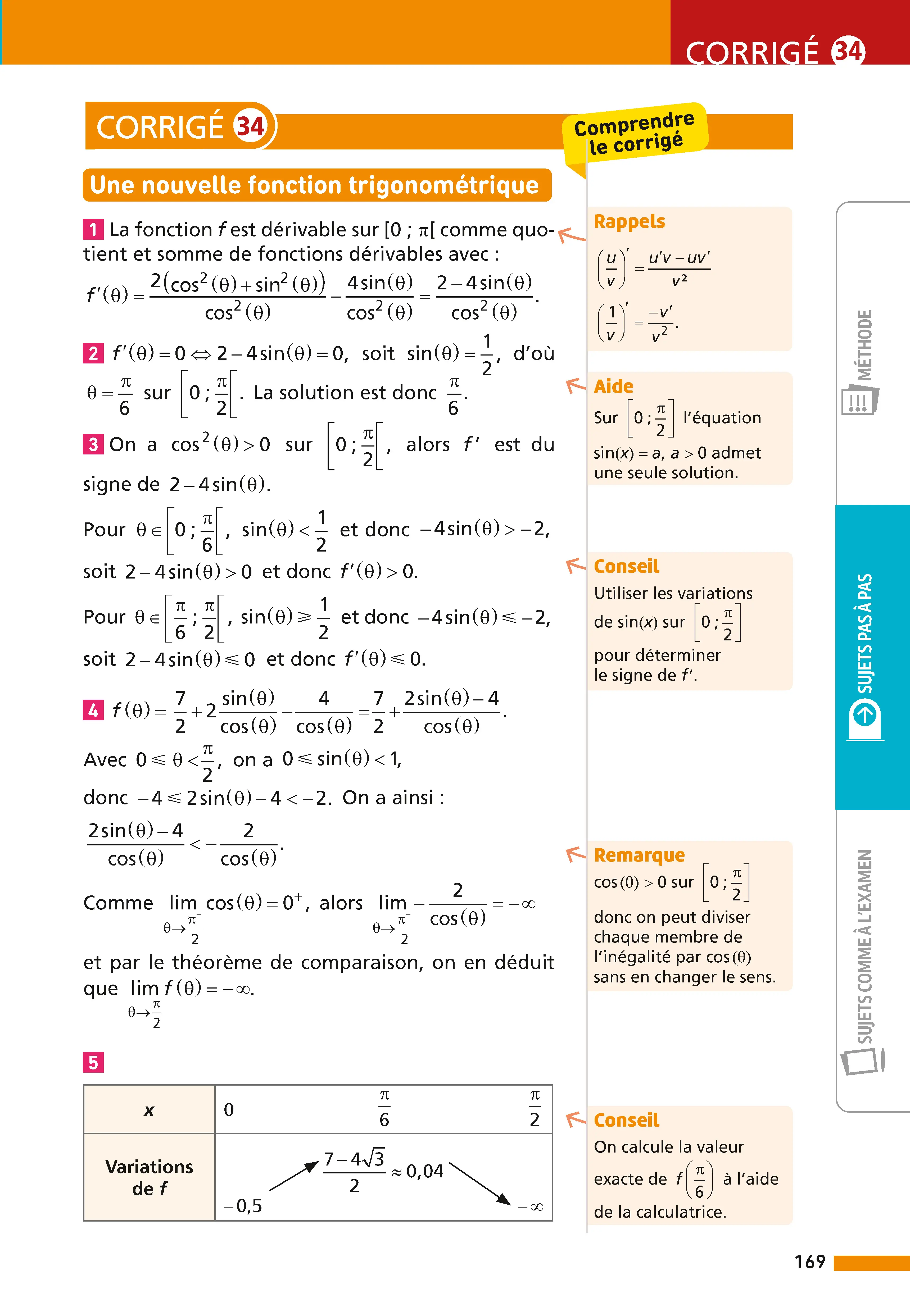 Annales ABC du BAC 2027 - Maths Spécialité Terminale Générale - 80 sujets corrigés, révisions, méthode, exercices et préparation à l'épreuve finale et au Grand Oral - Annales - 9782095065027 - page intérieure 006