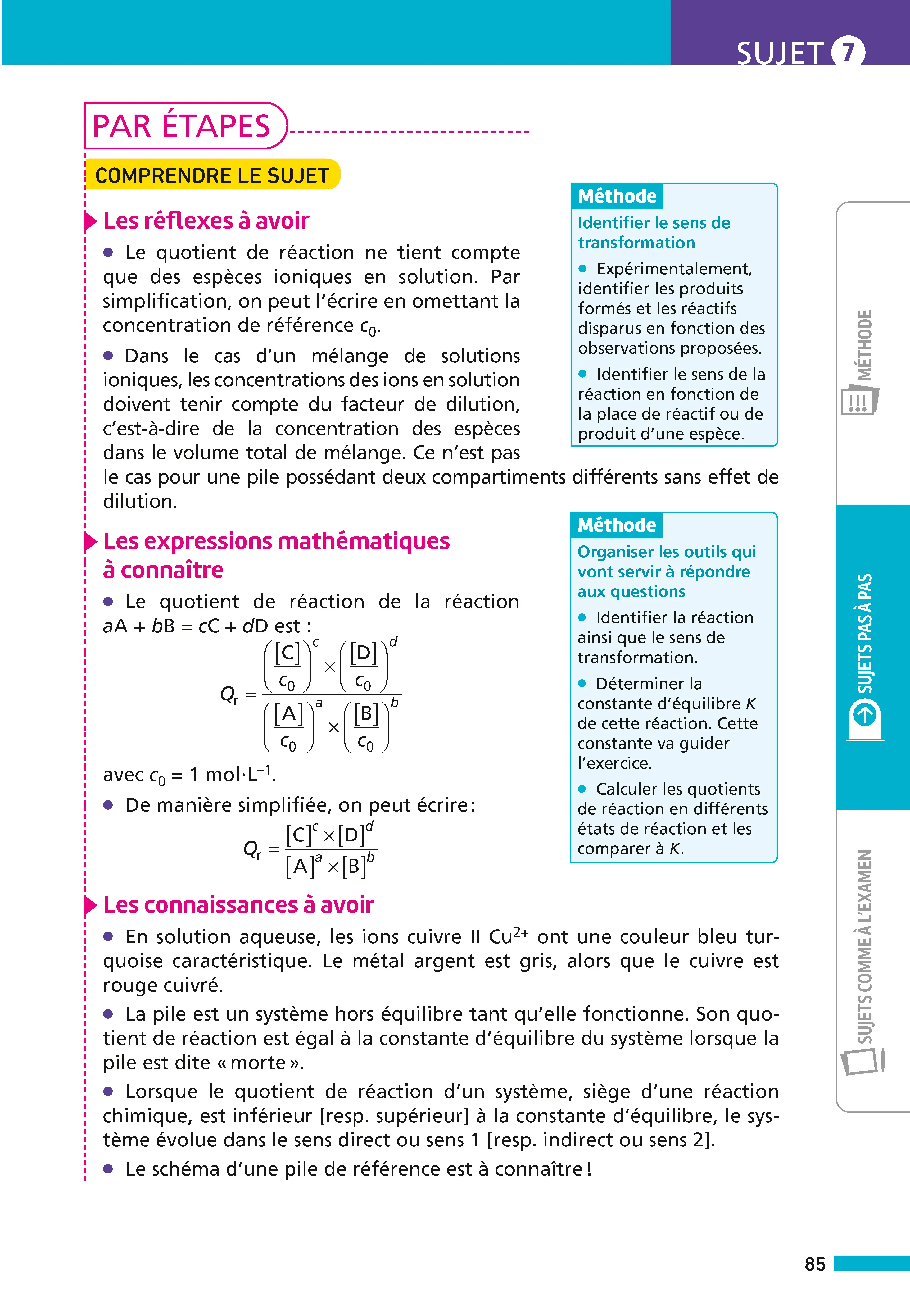 Annales ABC du BAC 2027 - Physique-Chimie Spécialité Terminale Générale - 42 sujets corrigés, méthode, révisions, exercices et préparation à l'épreuve finale et au Grand Oral  - Annales - 9782095065034 - page intérieure 006