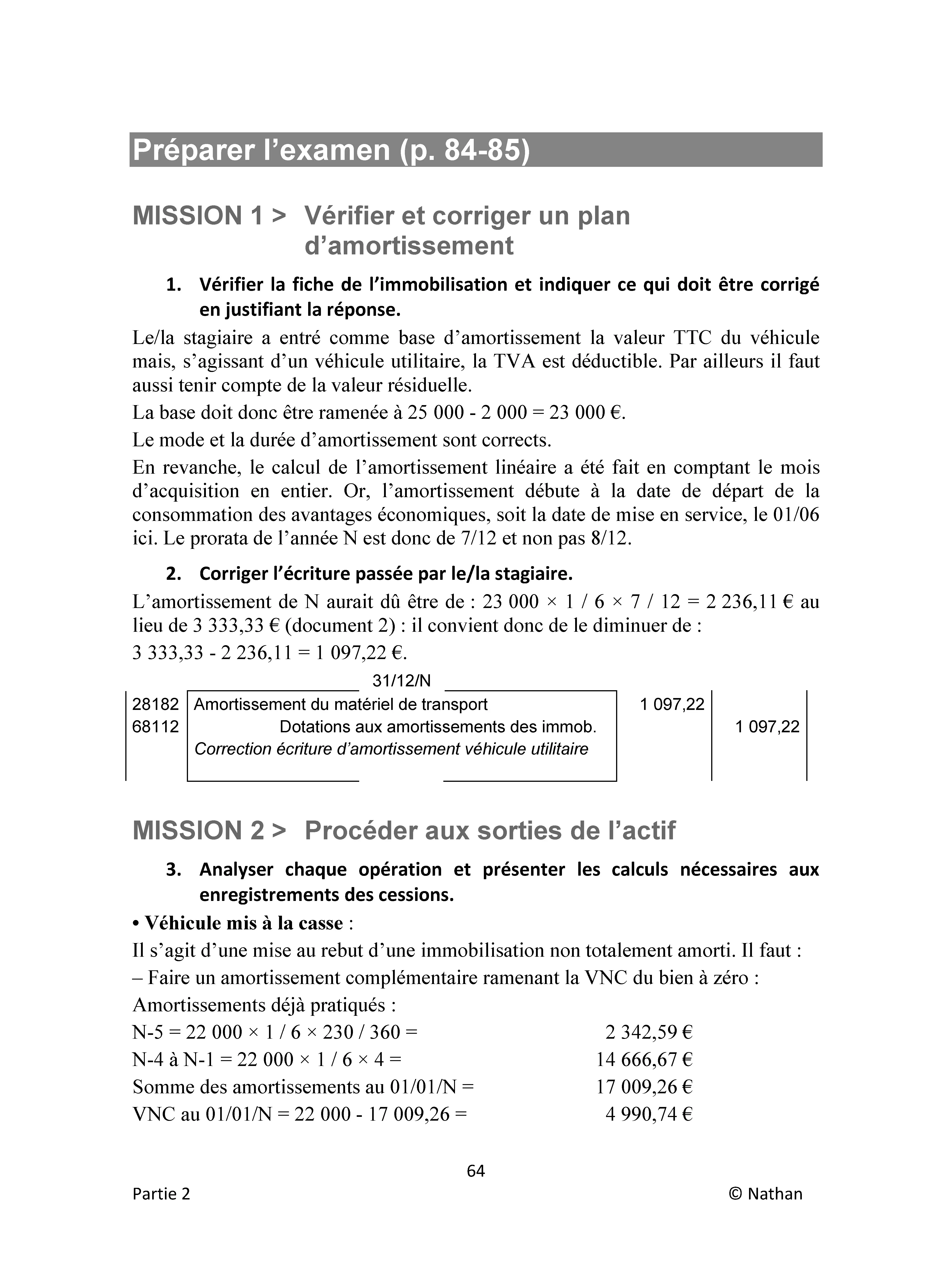 DCG 10 Comptabilité approfondie - 2026-2027 - Corrigés des applications - Préparation examen - Epreuve 10 - Livre - 9782095067243 - page intérieure 006