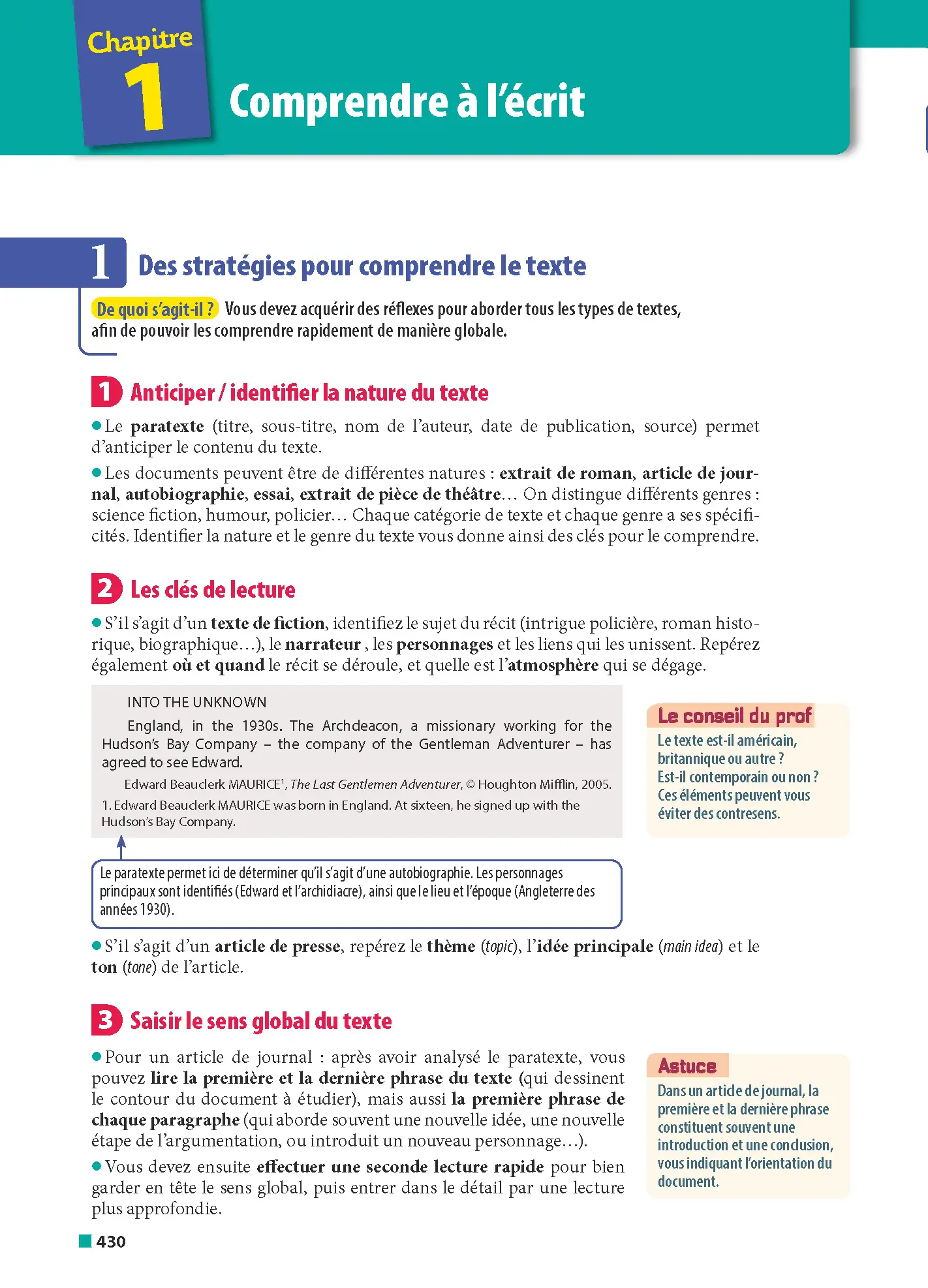 ABC Tout en un 1re - Toutes les matières du tronc commun Première 2025-2026 - Français, Enseignement scientifique, Histoire-Géographie, Anglais, Espagnol  - Tout-en-un - 9782095050115 - page intérieure 007