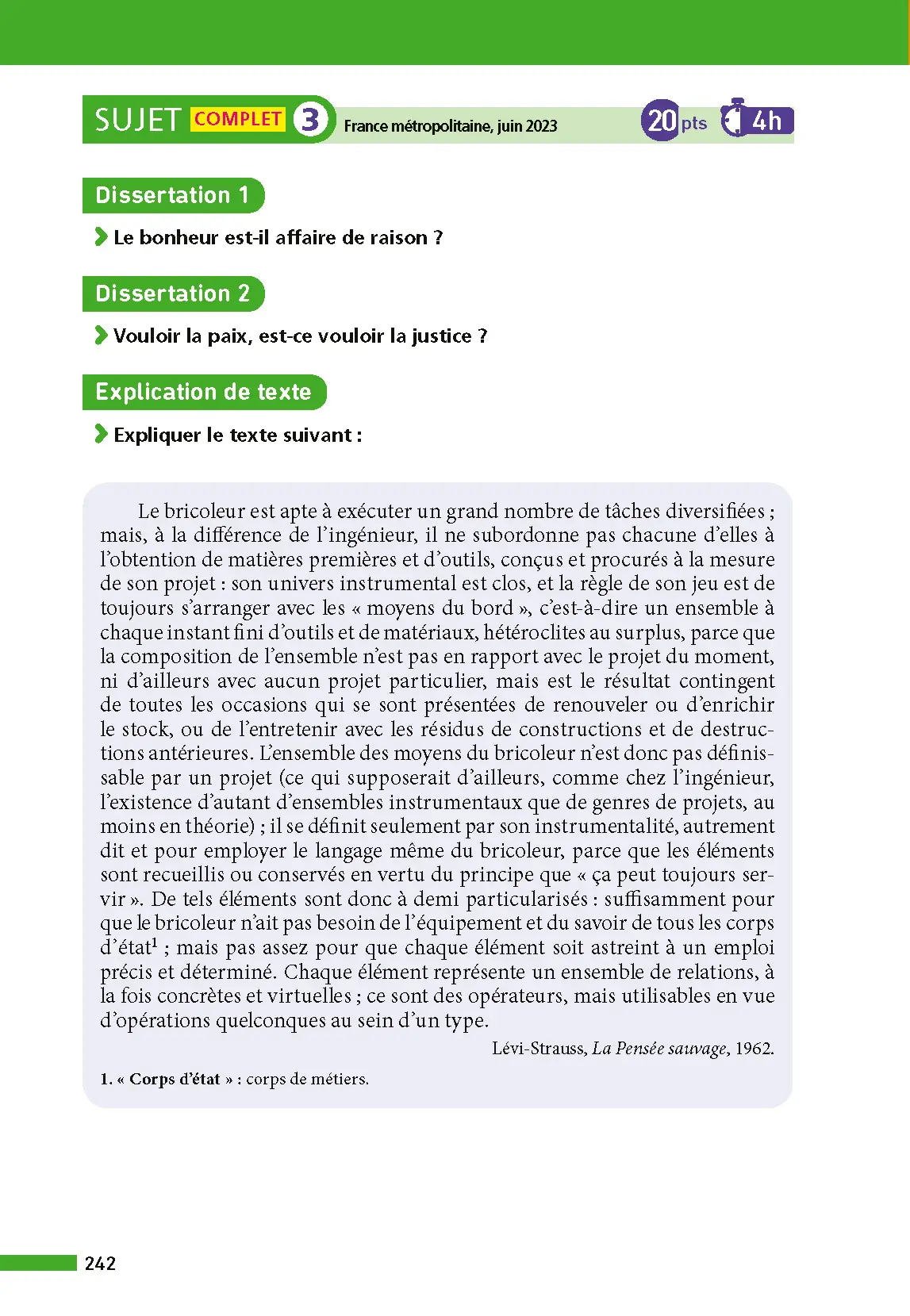 Annales ABC du BAC 2026 - Philosophie Tle - Sujets et corrigés - Enseignement commun Terminale - Epreuve finale Bac 2026 - Livre parascolaire - 9782095050313 - page intérieure 007