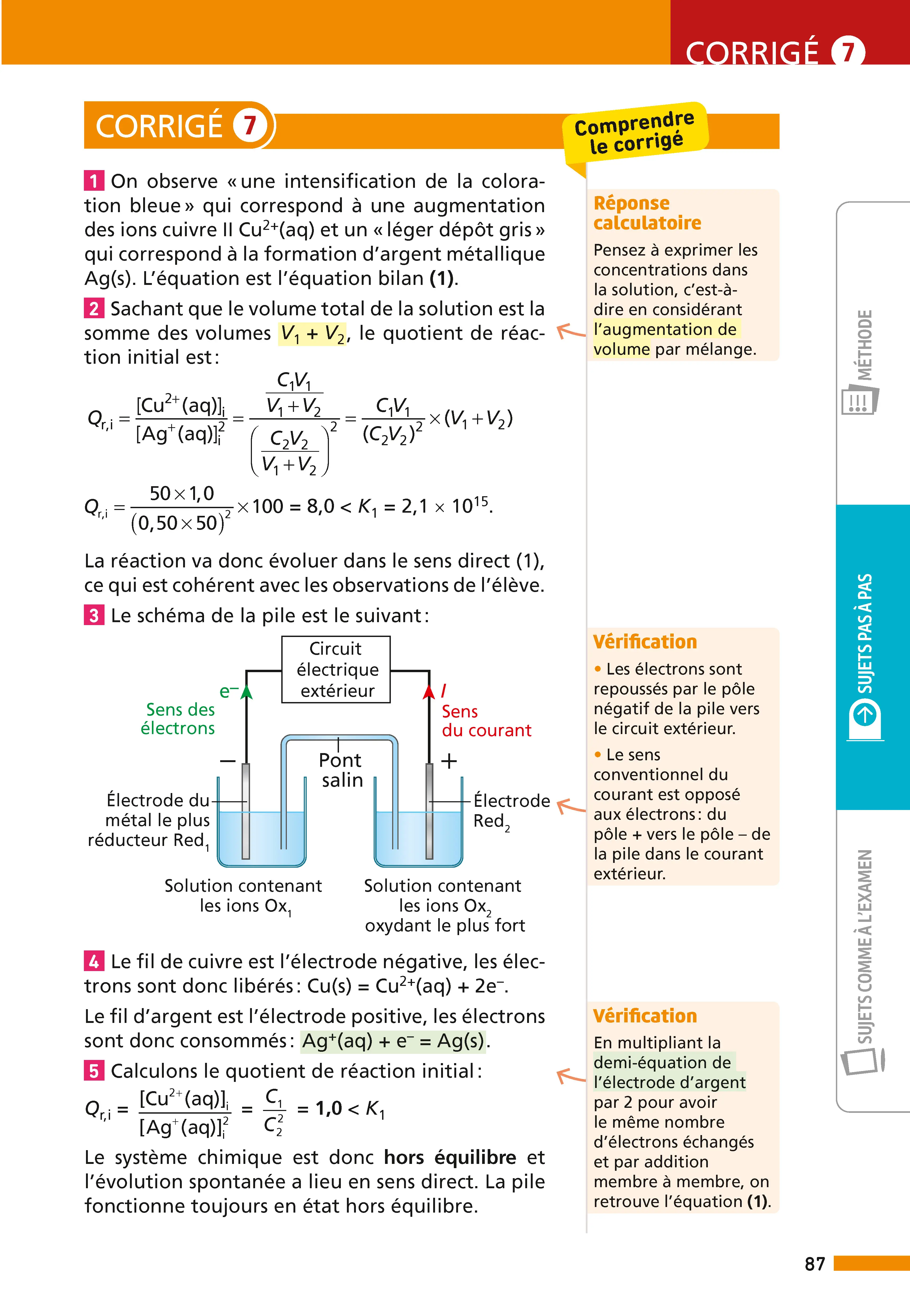 Annales ABC du BAC 2027 - Physique-Chimie Spécialité Terminale Générale - 42 sujets corrigés, méthode, révisions, exercices et préparation à l'épreuve finale et au Grand Oral  - Annales - 9782095065034 - page intérieure 007