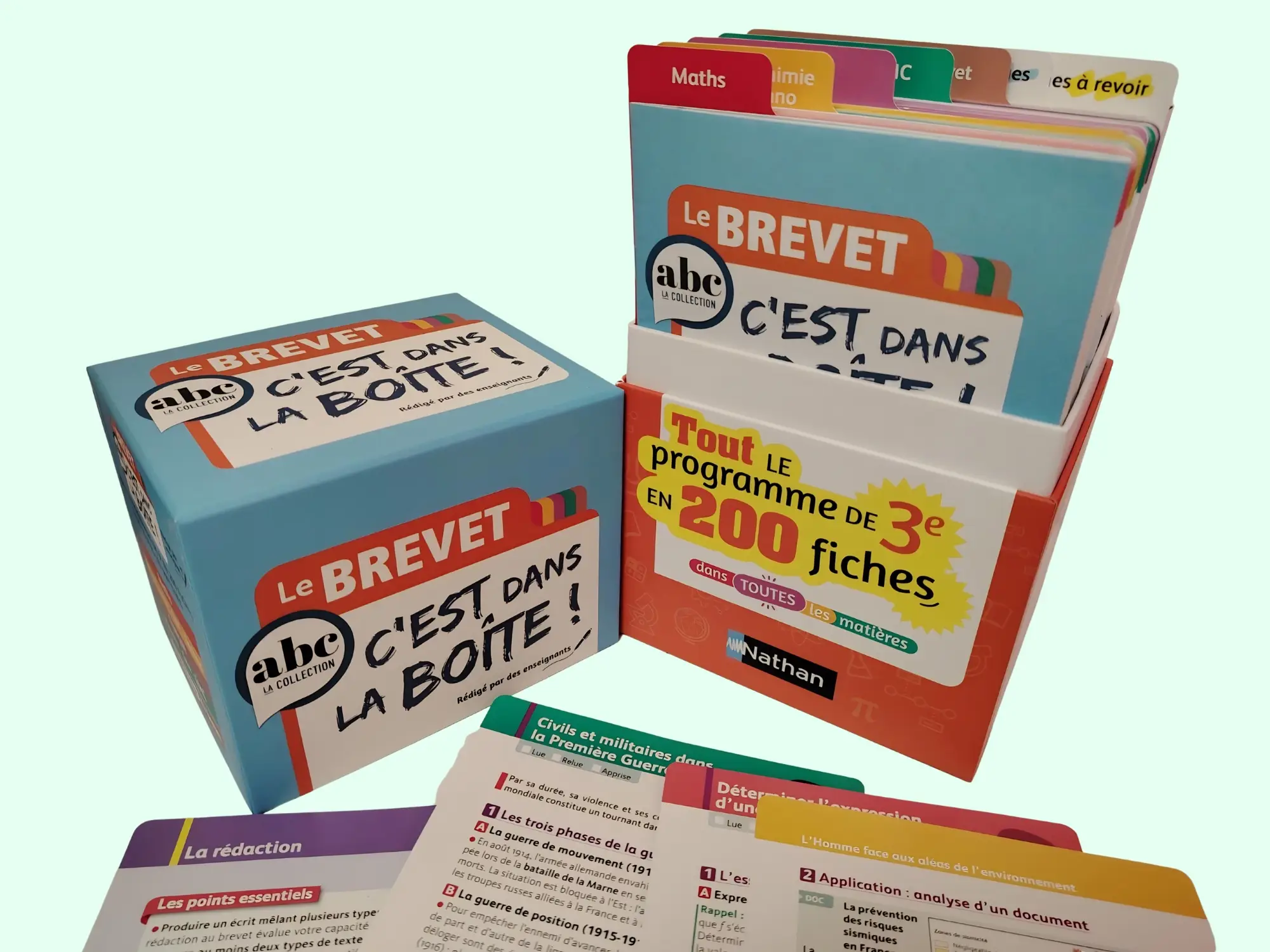 Le Brevet, c'est dans  la Boîte ! 200 fiches sur tout le programme de 3e - Brevet 2027 - Fiches - 9782095066581 - page intérieure 007