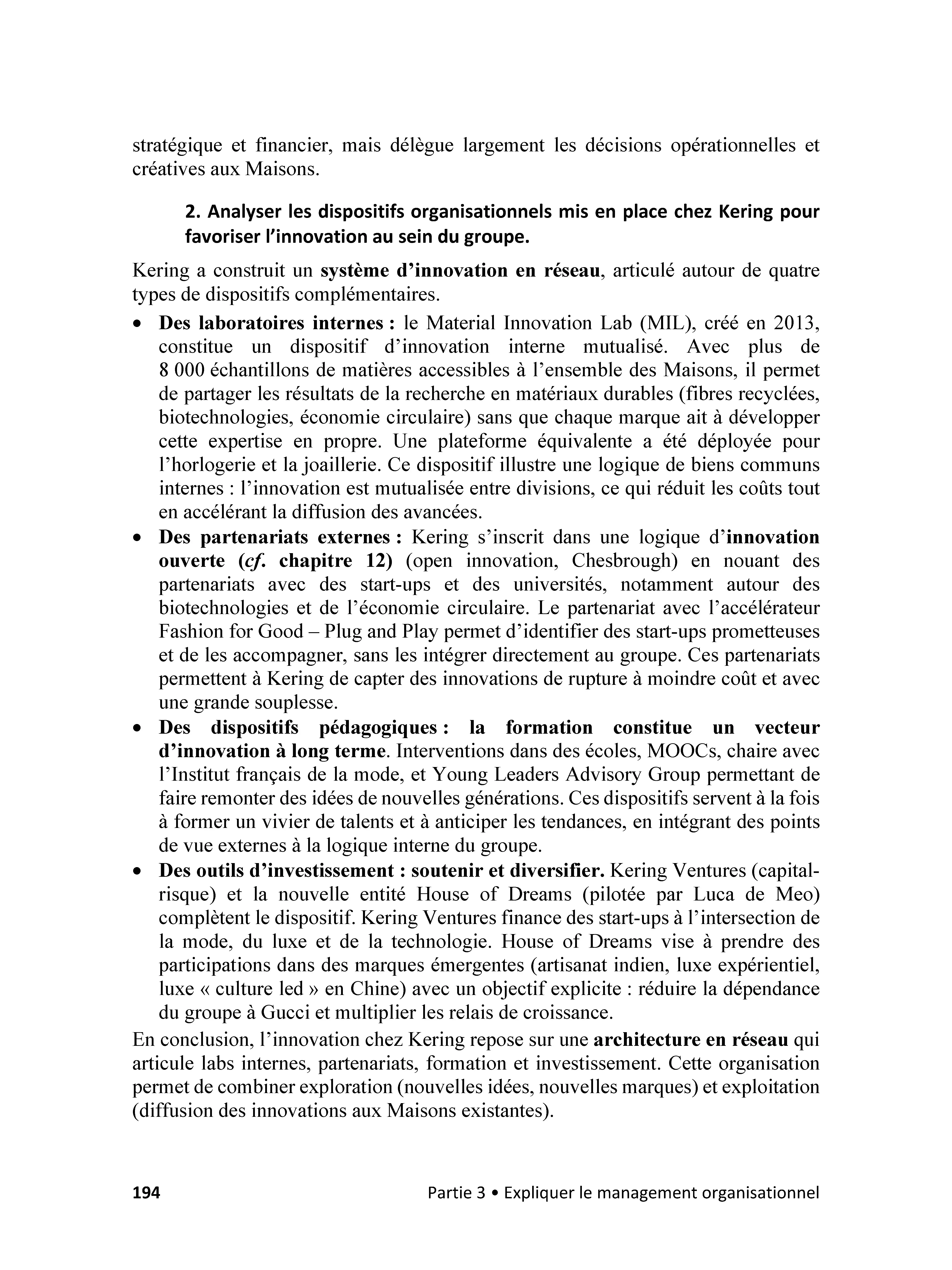 DCG 7 Management des organisations - Corrigés des applications - 2026-2027  - Livre - 9782095066918 - page intérieure 007