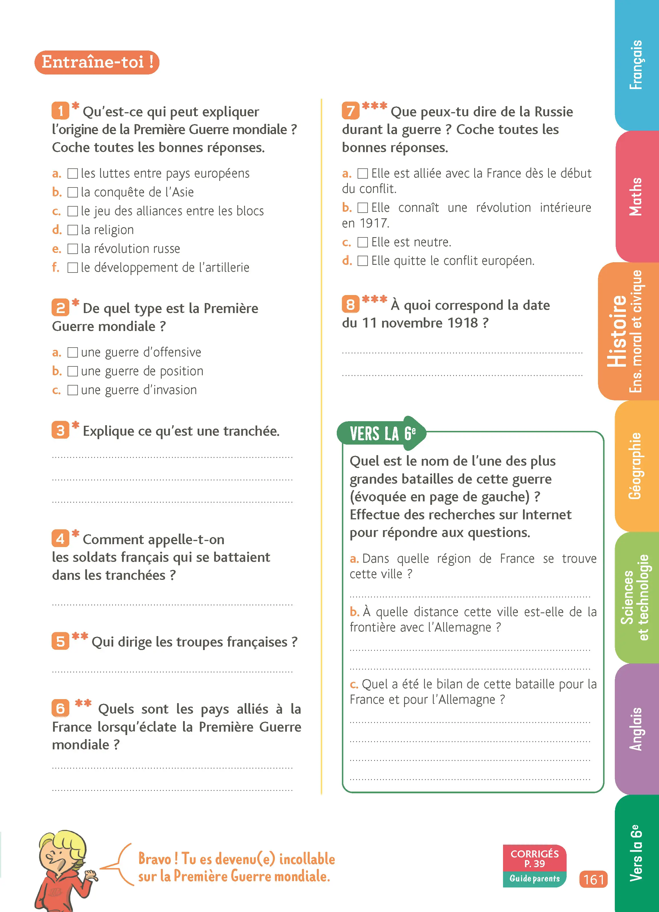 Je comprends tout CM2 - Tout en un : cours & exercices, corrigés + ardoise effaçable, préparation entrée en 6e (10-11 ans) - Programme officiel - Cahier d'exercices - 9782095048839 - page intérieure 008