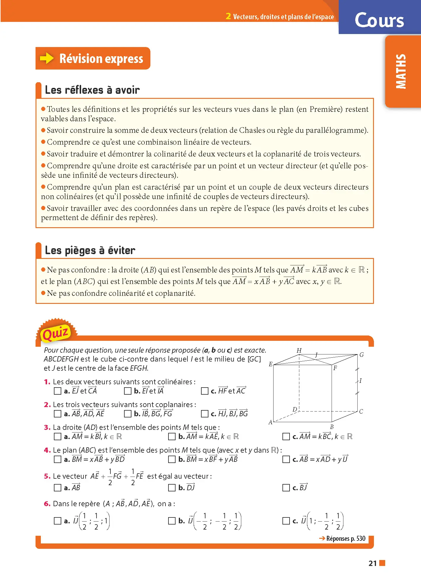 ABC Tout en un Sciences Terminale Générale - Maths, Physique-Chimie, SVT, Maths expertes, Maths complémentaires, Grand Oral - Bac 2027  - Cours, exercices et sujets, corrigés - Tout-en-un - 9782095050122 - page intérieure 008