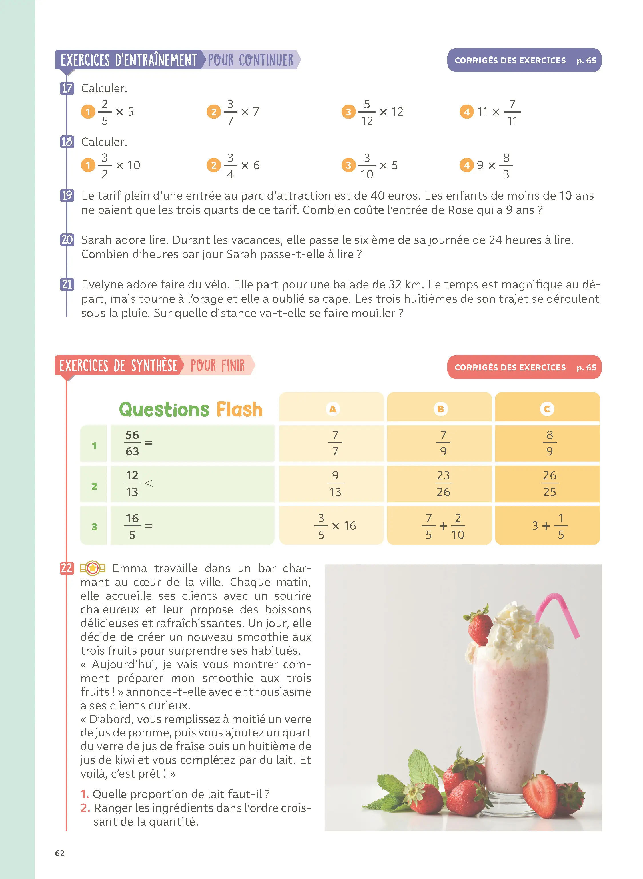 Maths 6e avec Yvan & Florie Monka - Le livre de ma chaîne Youtube - Programme de Sixième 2026-2027 - Livre de cours, méthode et exercices - 9782095050146 - page intérieure 008