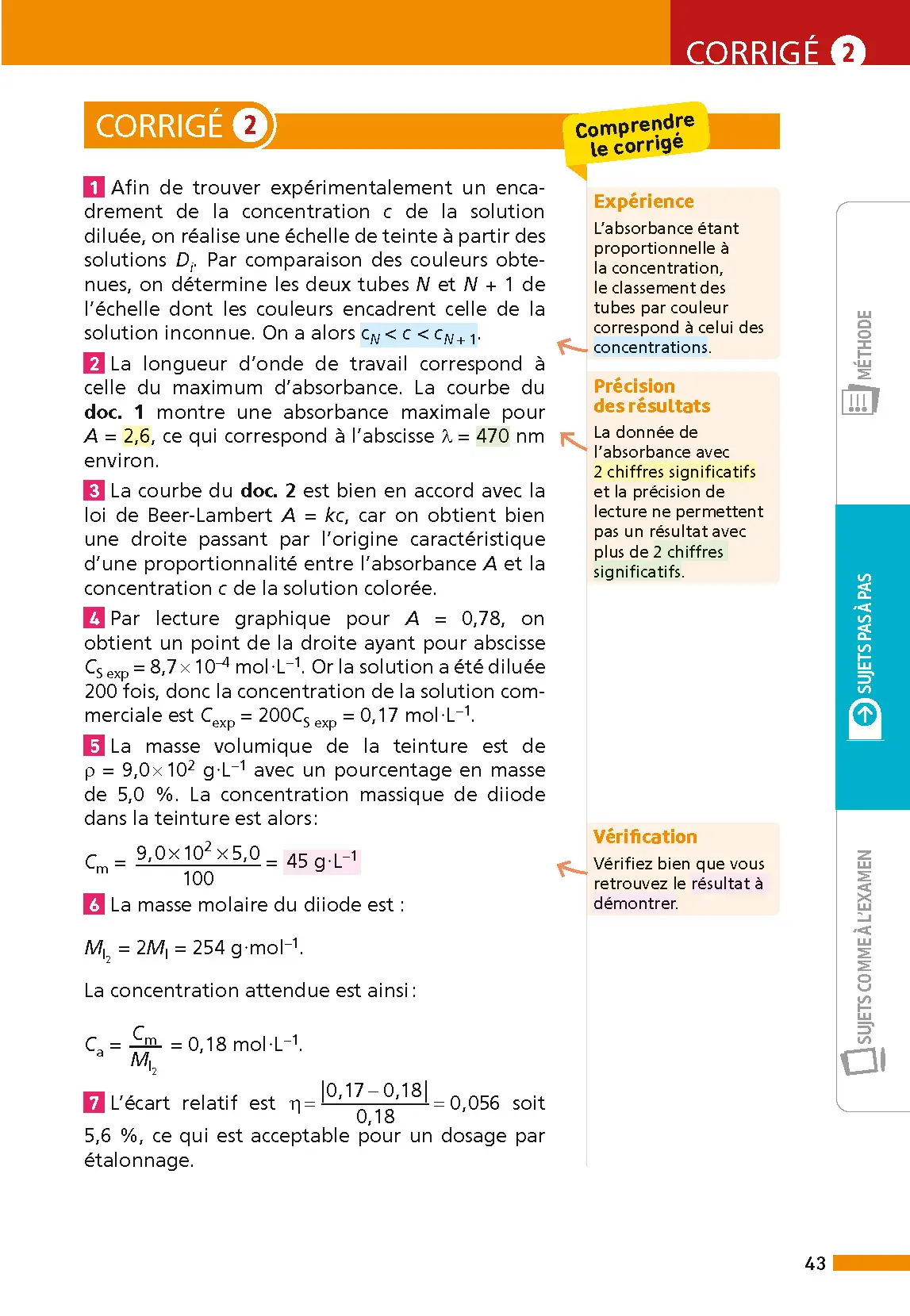 Annales ABC du BAC 2026 - Physique-Chimie Tle - Sujets et corrigés - Enseignement de spécialité Terminale - Epreuve finale - Livre parascolaire - 9782095050306 - page intérieure 008