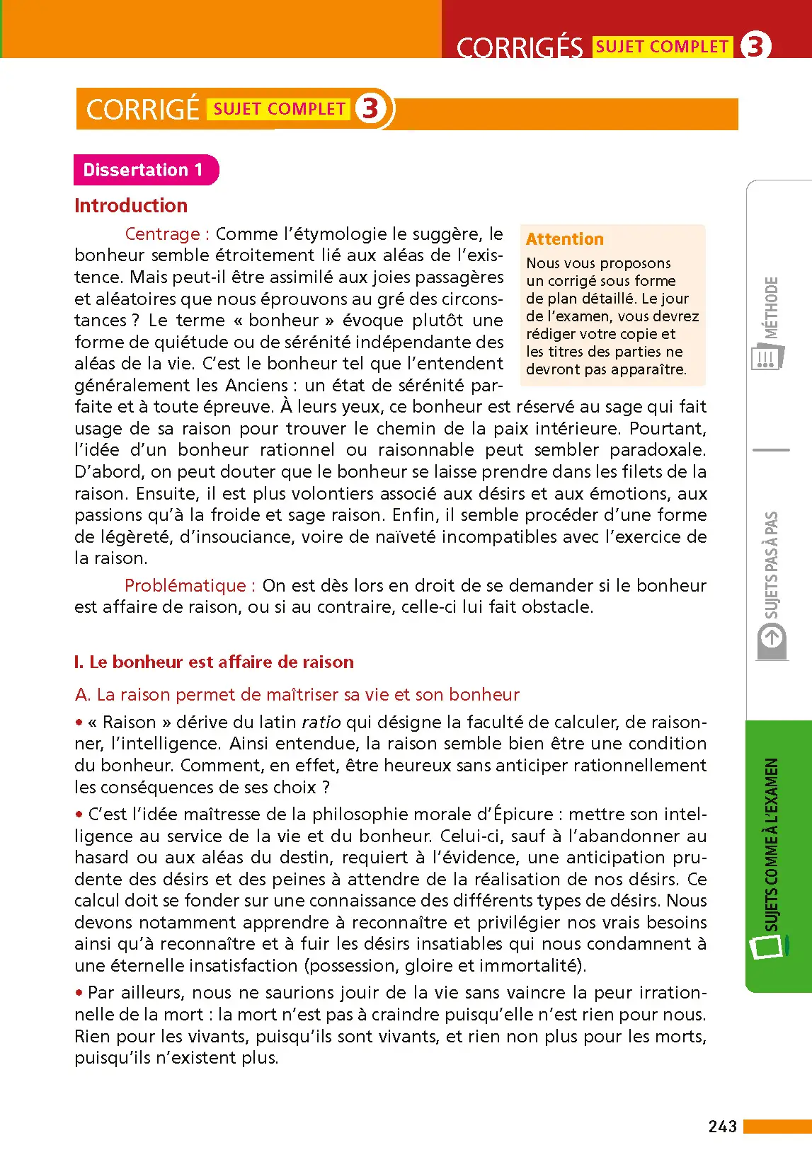 Annales ABC du BAC 2026 - Philosophie Tle - Sujets et corrigés - Enseignement commun Terminale - Epreuve finale Bac 2026 - Livre parascolaire - 9782095050313 - page intérieure 008