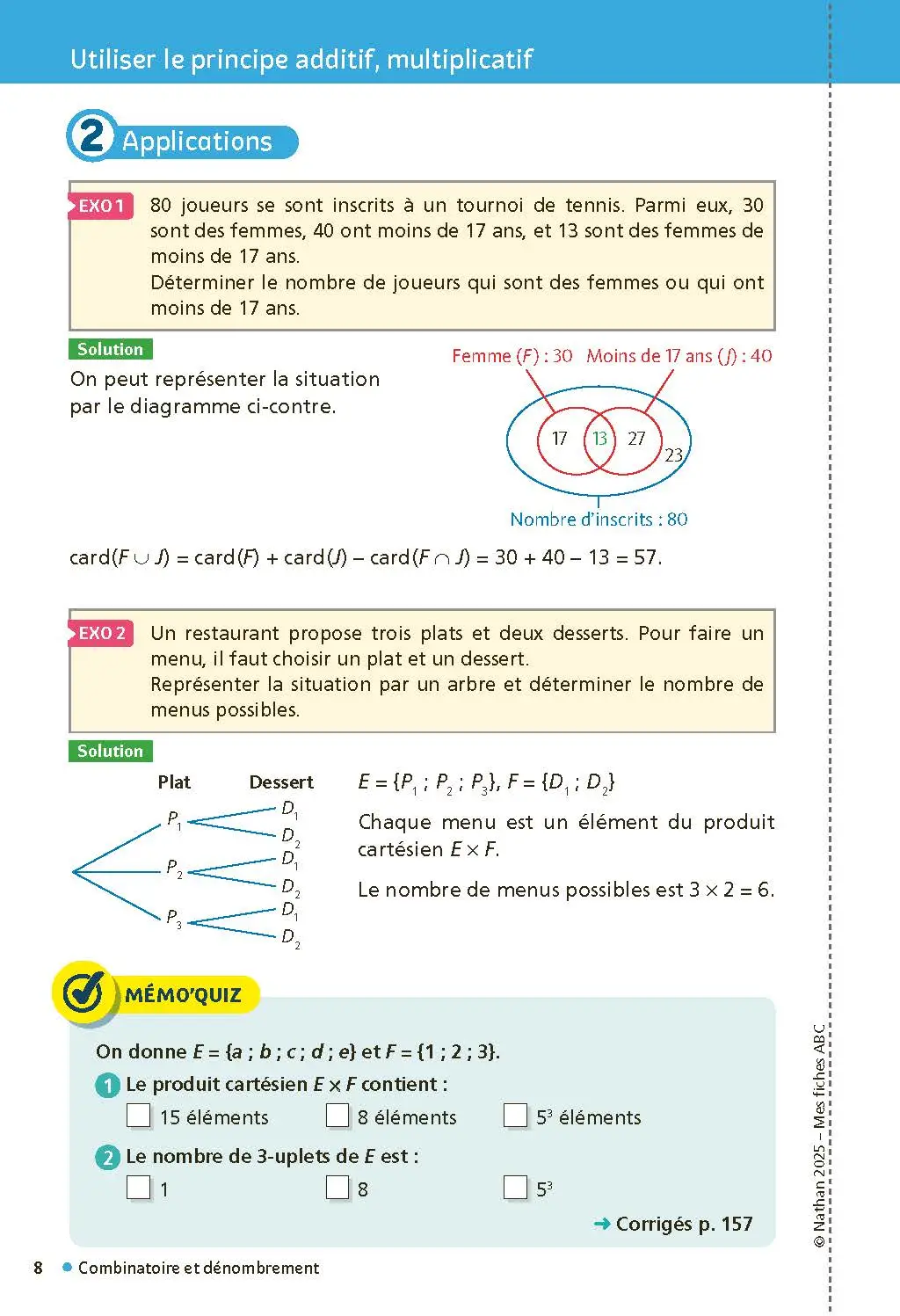 Mathématiques Terminale - Mes fiches pour le BAC Tle - BAC 2027 - EPUB - Fiches - 9782095050962 - page intérieure 008