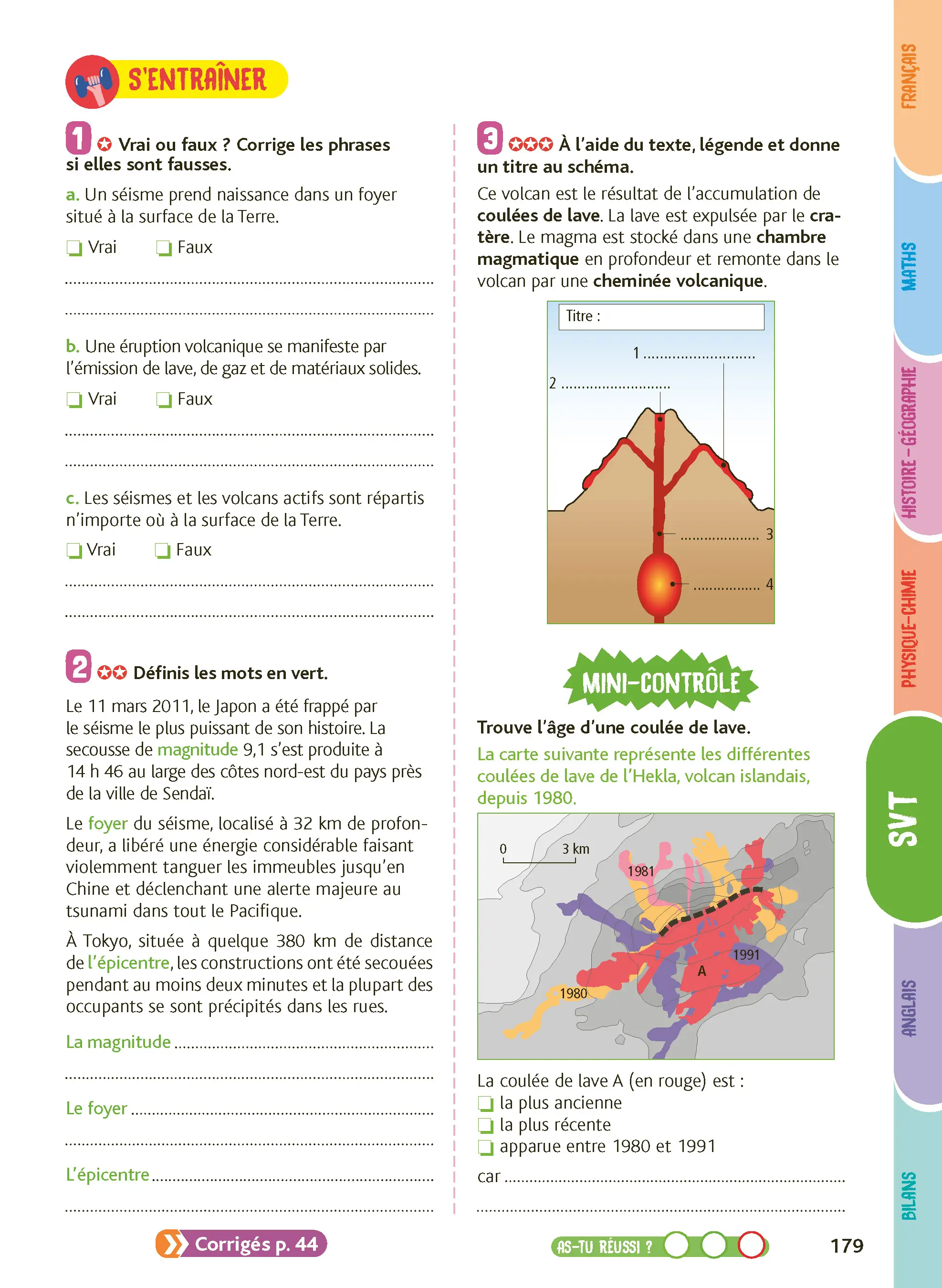 Je comprends tout 5e - Toutes les matières - Français, Maths, Histoire-Géo, Physique-Chimie, SVT, Anglais - Cahier d'exercices - 9782095059439 - page intérieure 008