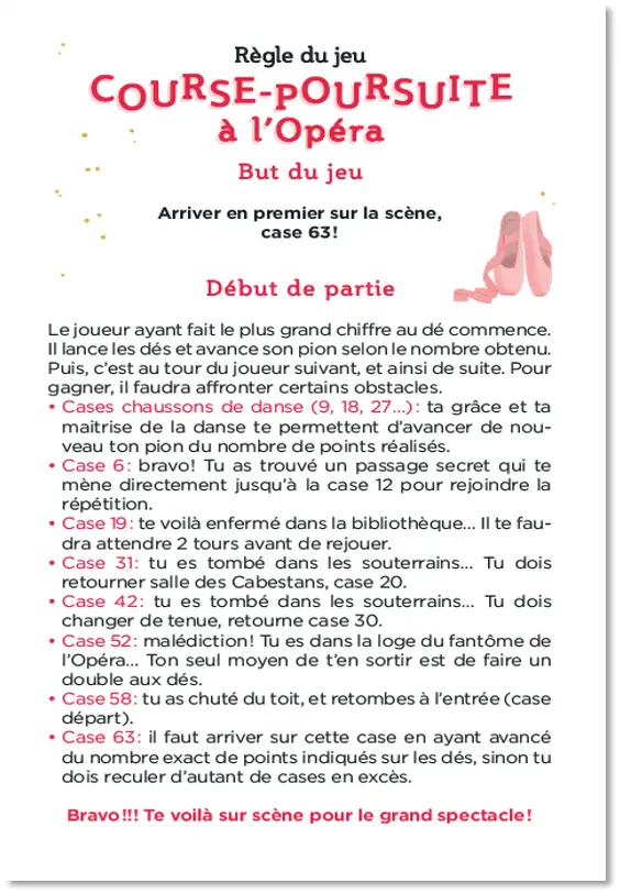 Course-poursuite à l'Opéra - Opéra National de Paris - Jeux  - Coffret - 3133092498015 - page-intérieure 01